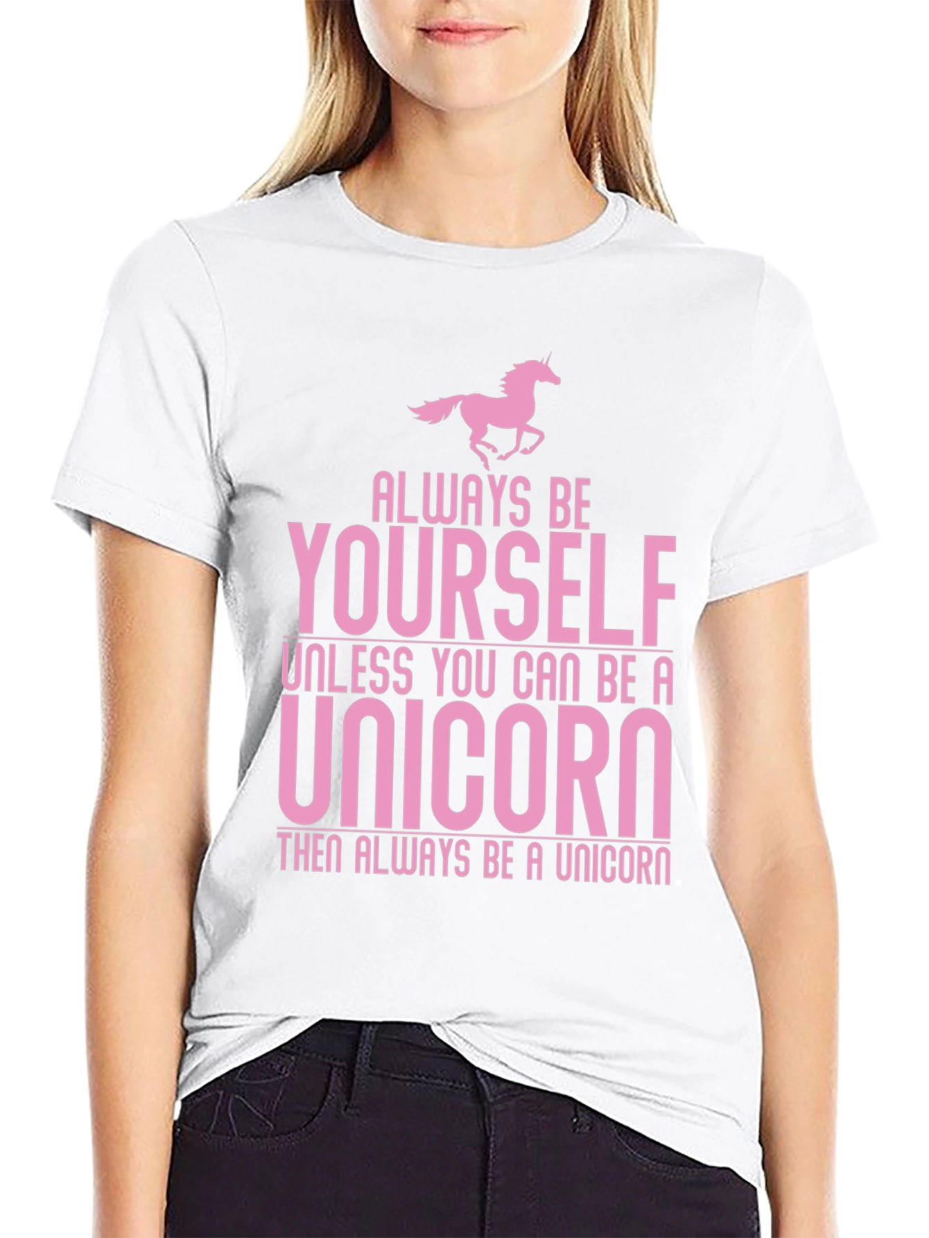 Always Be Yourself Unicorn Graphic T-Shirt