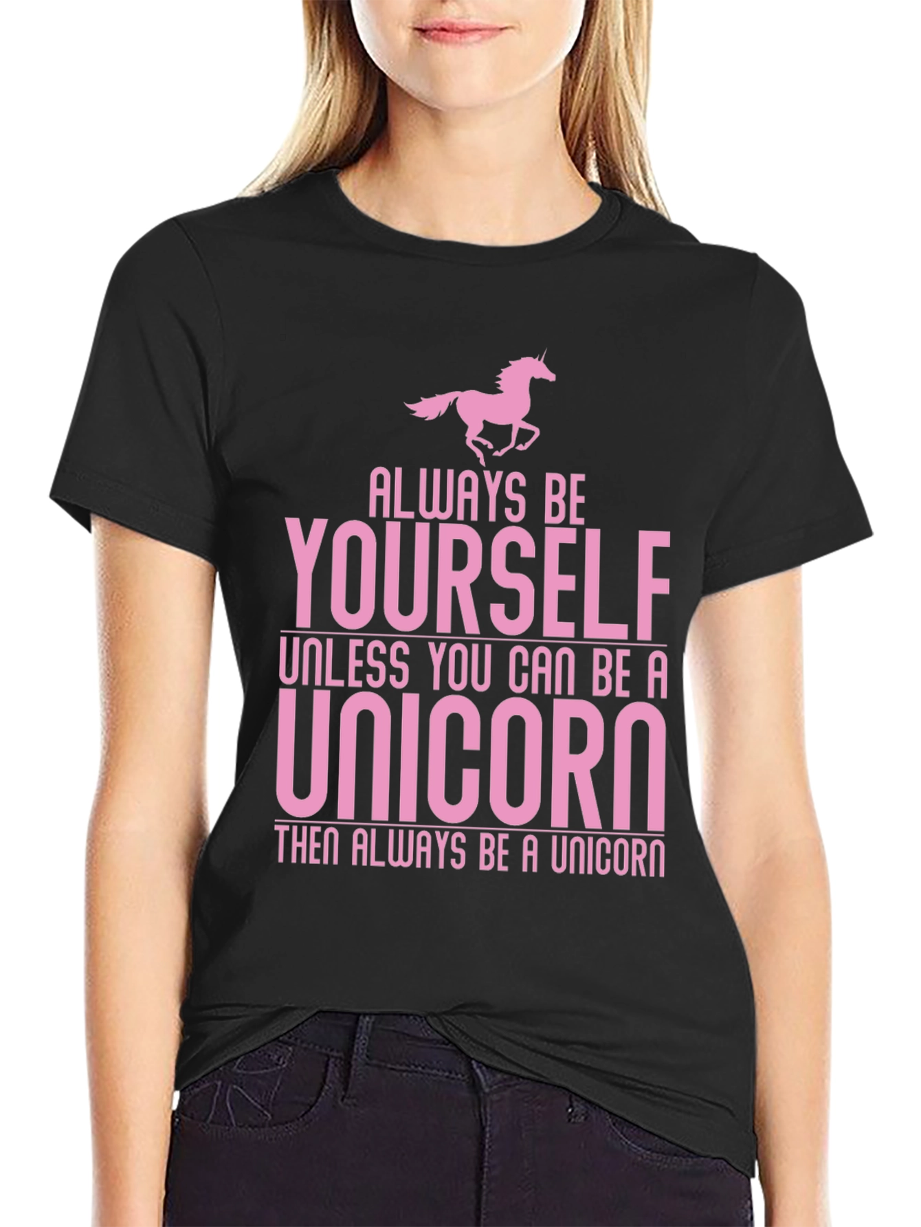 Always Be Yourself Unicorn Graphic T-Shirt
