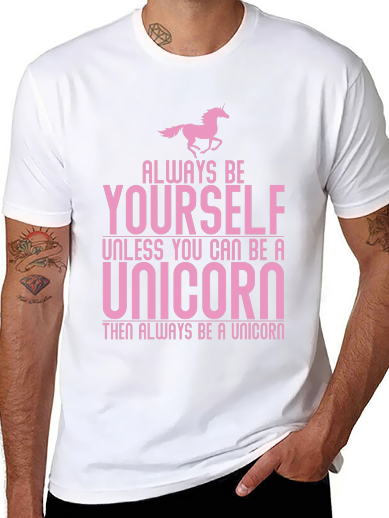 Always Be Yourself Unicorn Graphic T-Shirt
