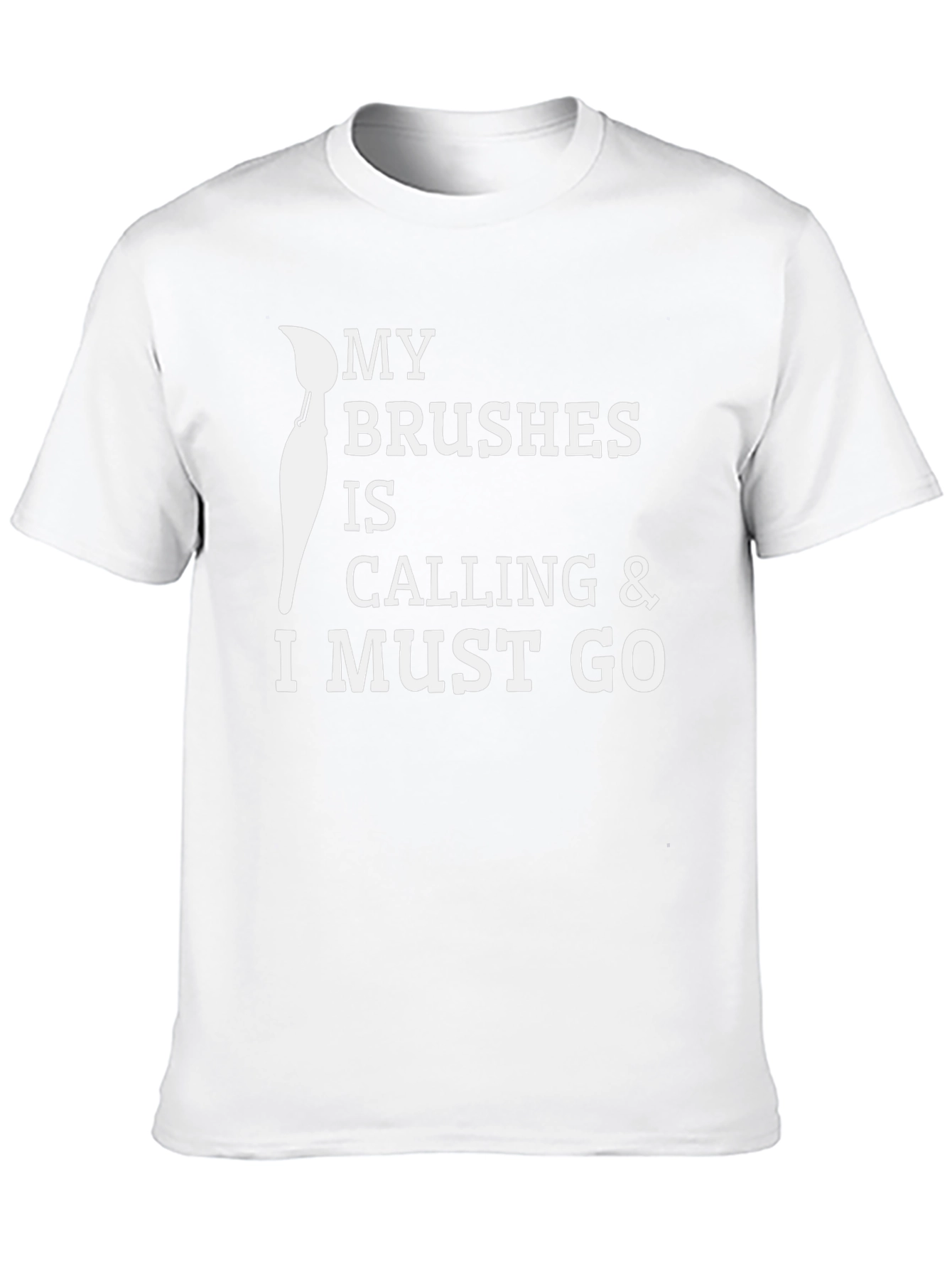 My Brushes Are Calling Black T-Shirt