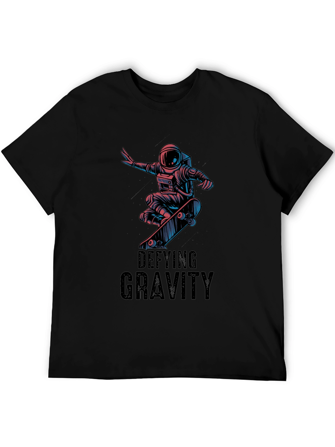 Defying Gravity Astronaut Skateboarder T-Shirt