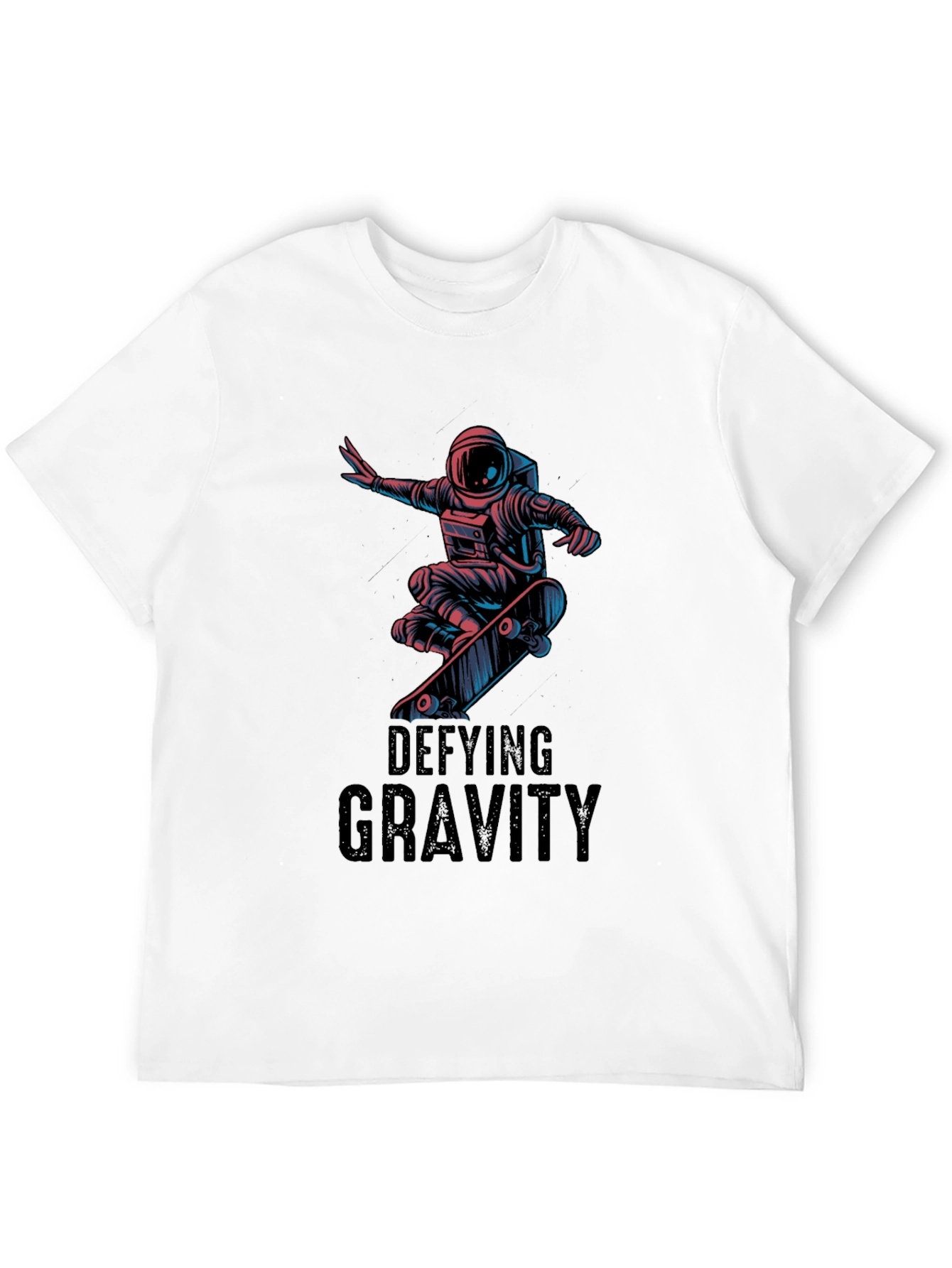 Defying Gravity Astronaut Skateboarder T-Shirt