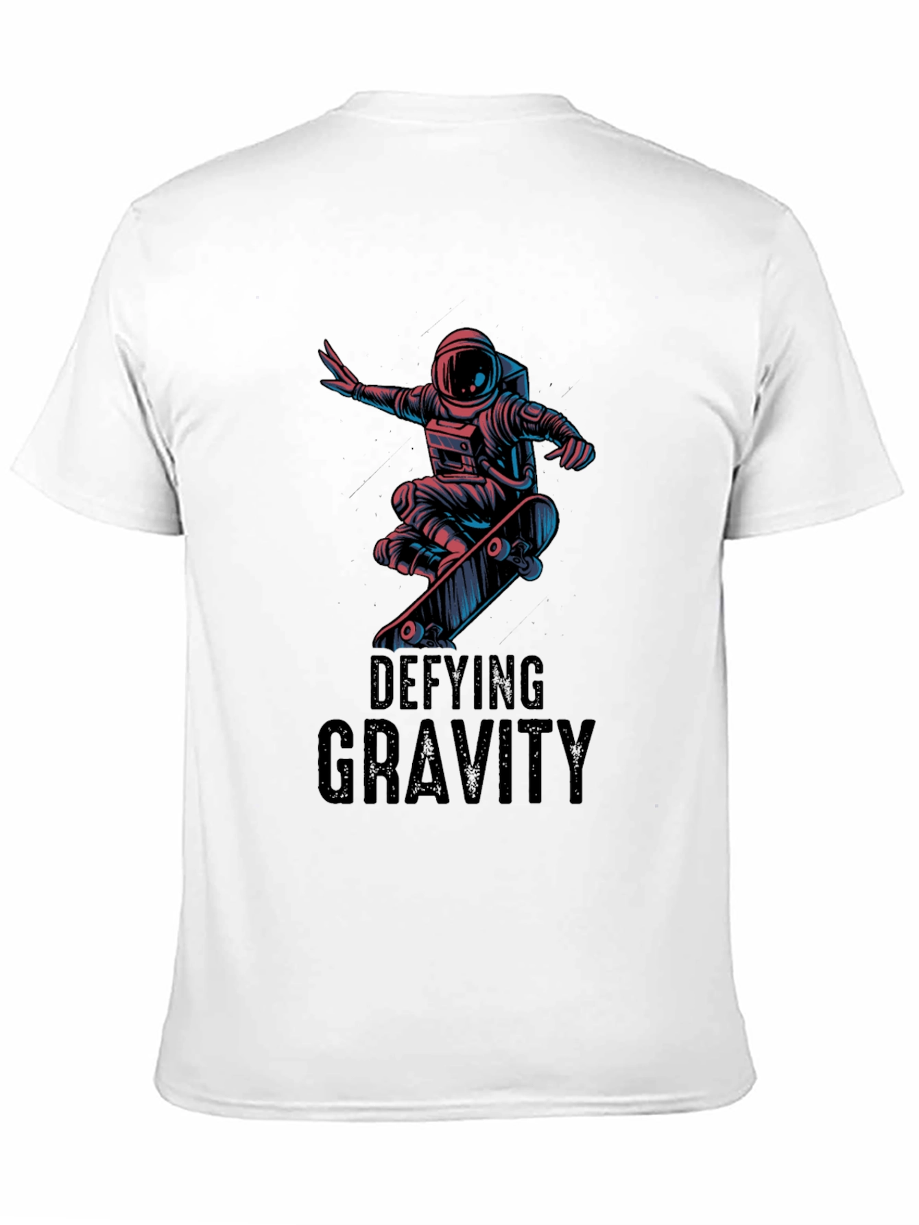 Defying Gravity Astronaut Skateboarder T-Shirt
