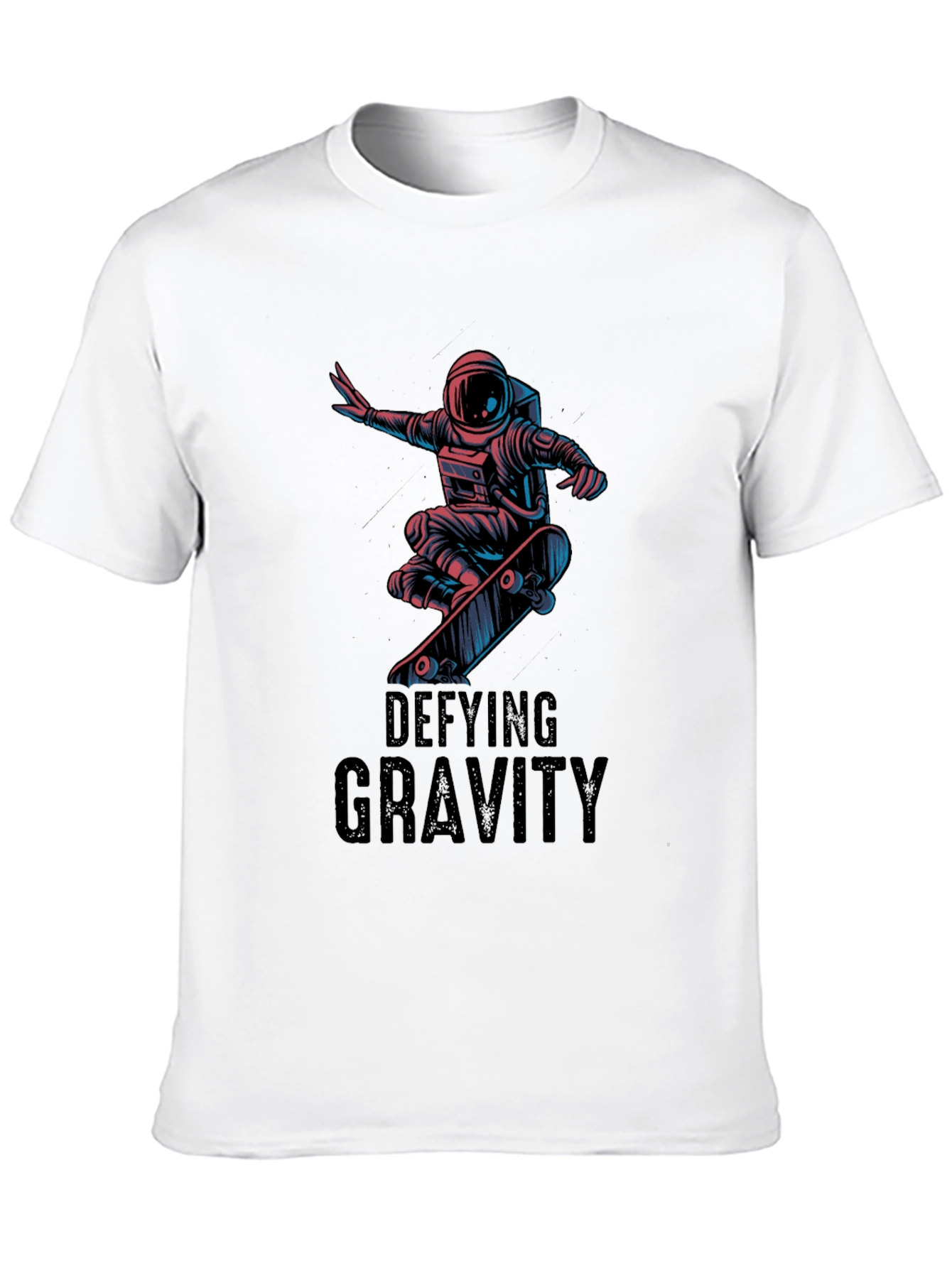Defying Gravity Astronaut Skateboarder T-Shirt