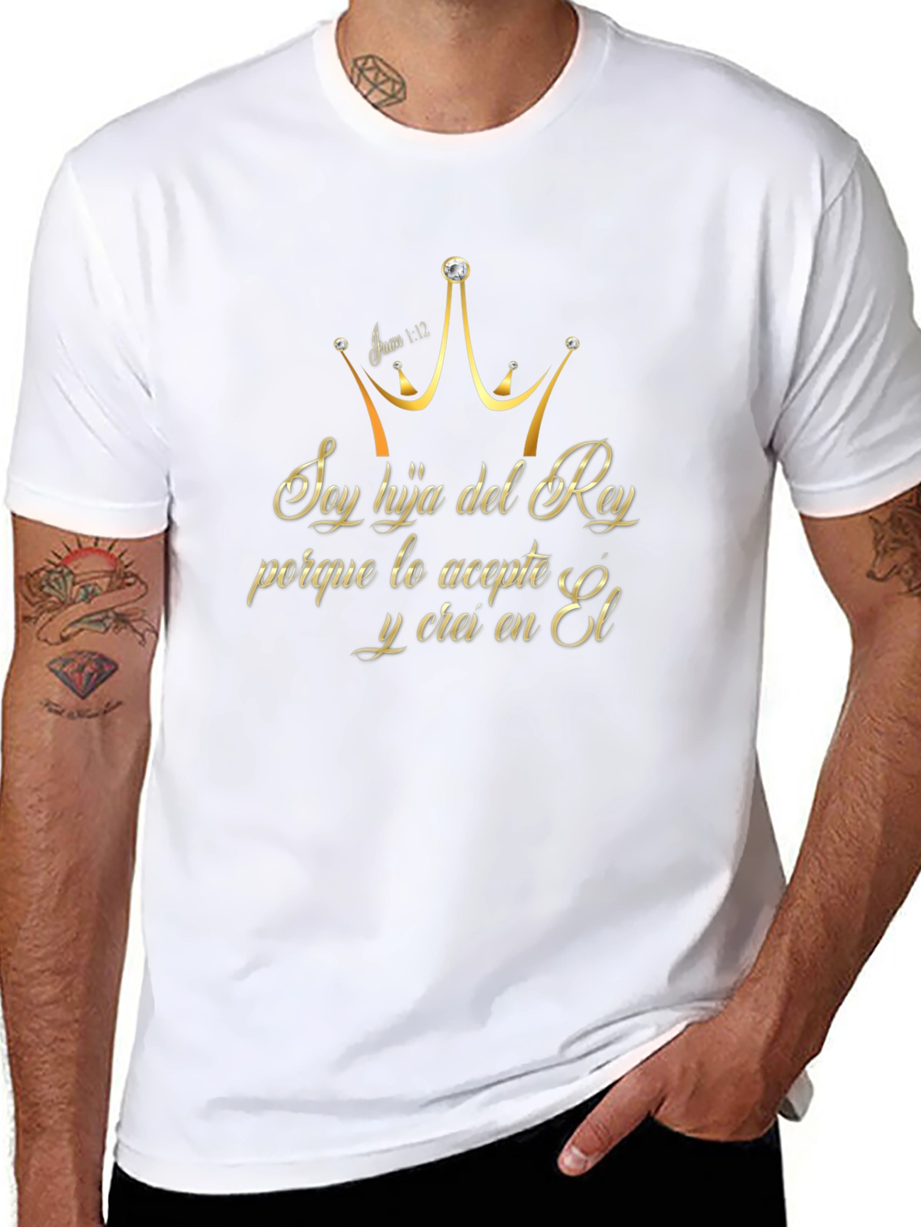 Soy Hija Del Rey Christian T-Shirt