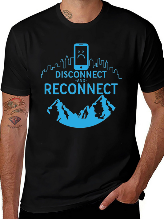 Disconnect and Reconnect Graphic T-Shirt