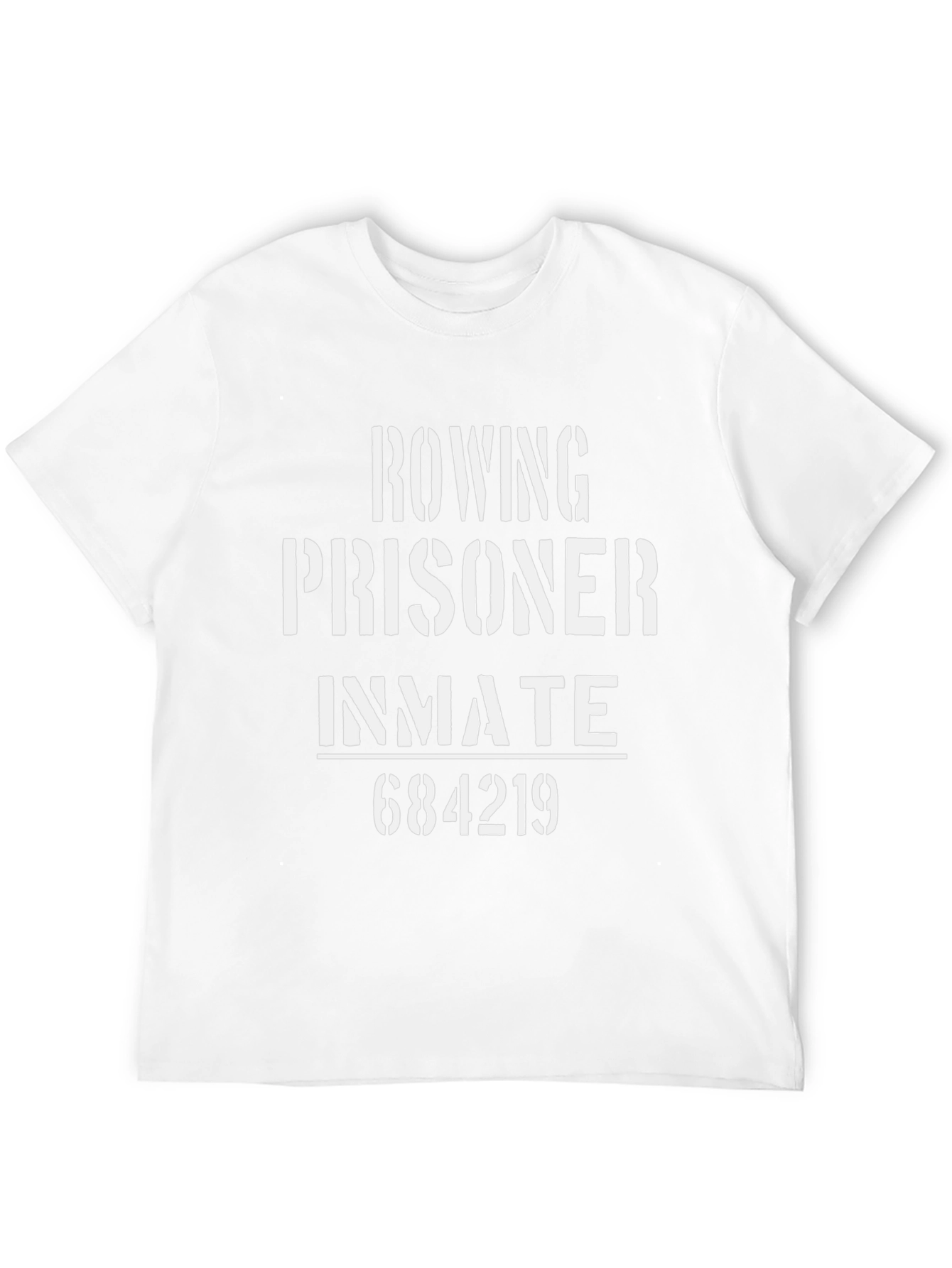 Rowing Prisoner Inmate T-Shirt - Funny Rowing Tee