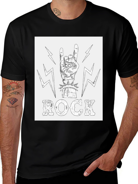 Rock and Roll Graphic T-Shirt