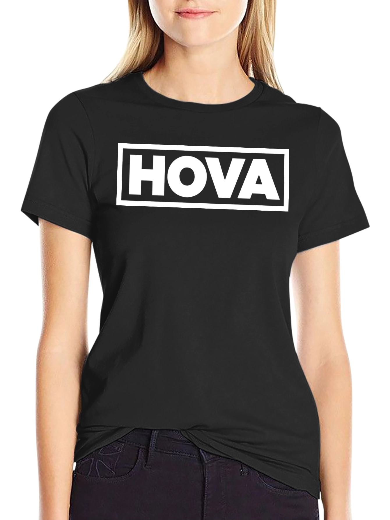 HOVA Graphic T-Shirt - Classic Black Tee