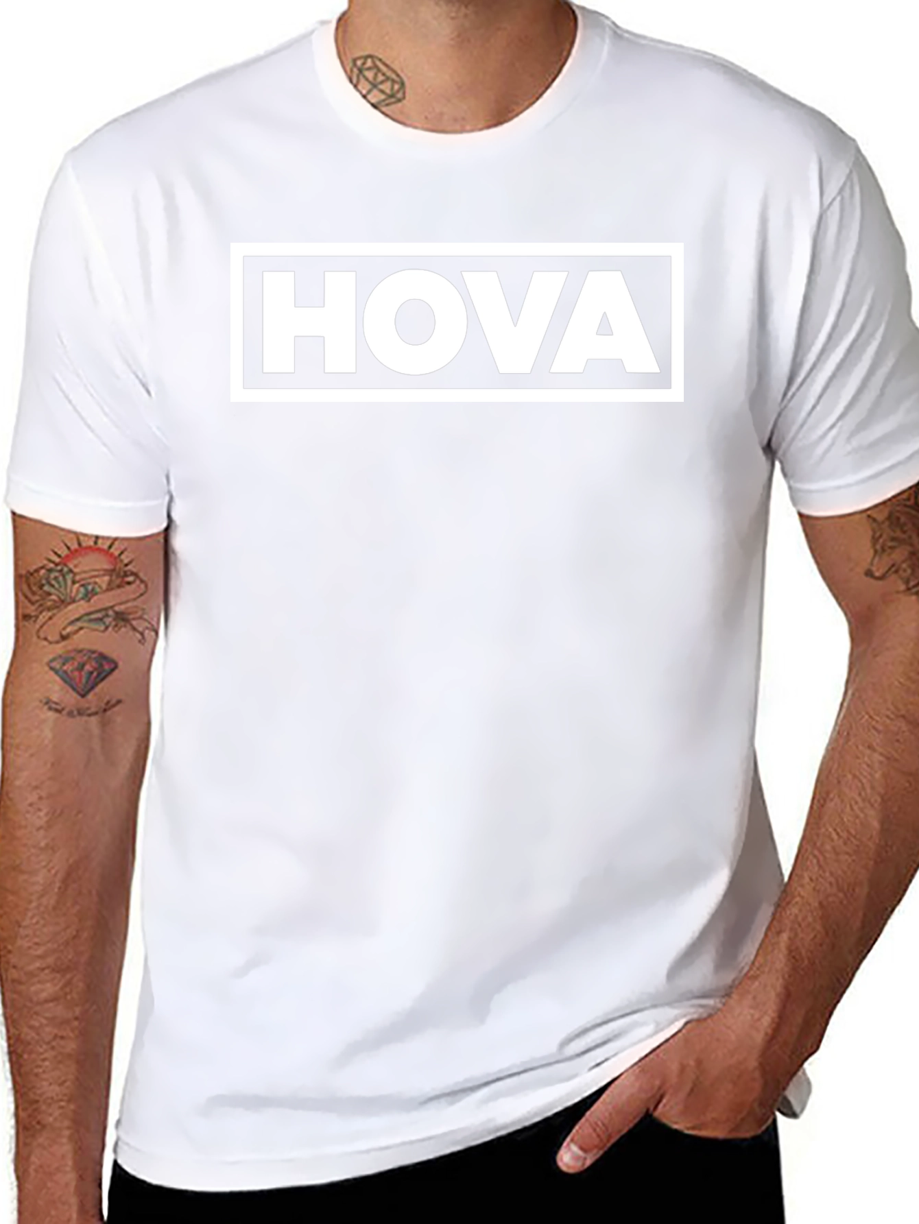HOVA Graphic T-Shirt - Classic Black Tee