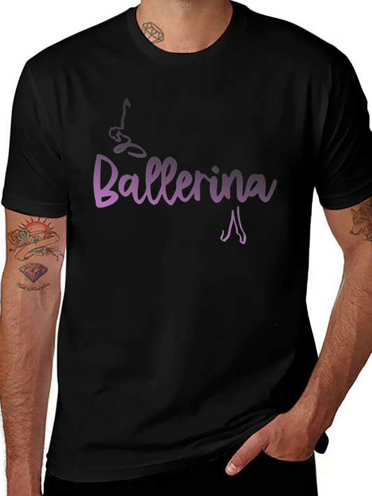 Ballerina Graphic T-Shirt - Dance Lover Tee