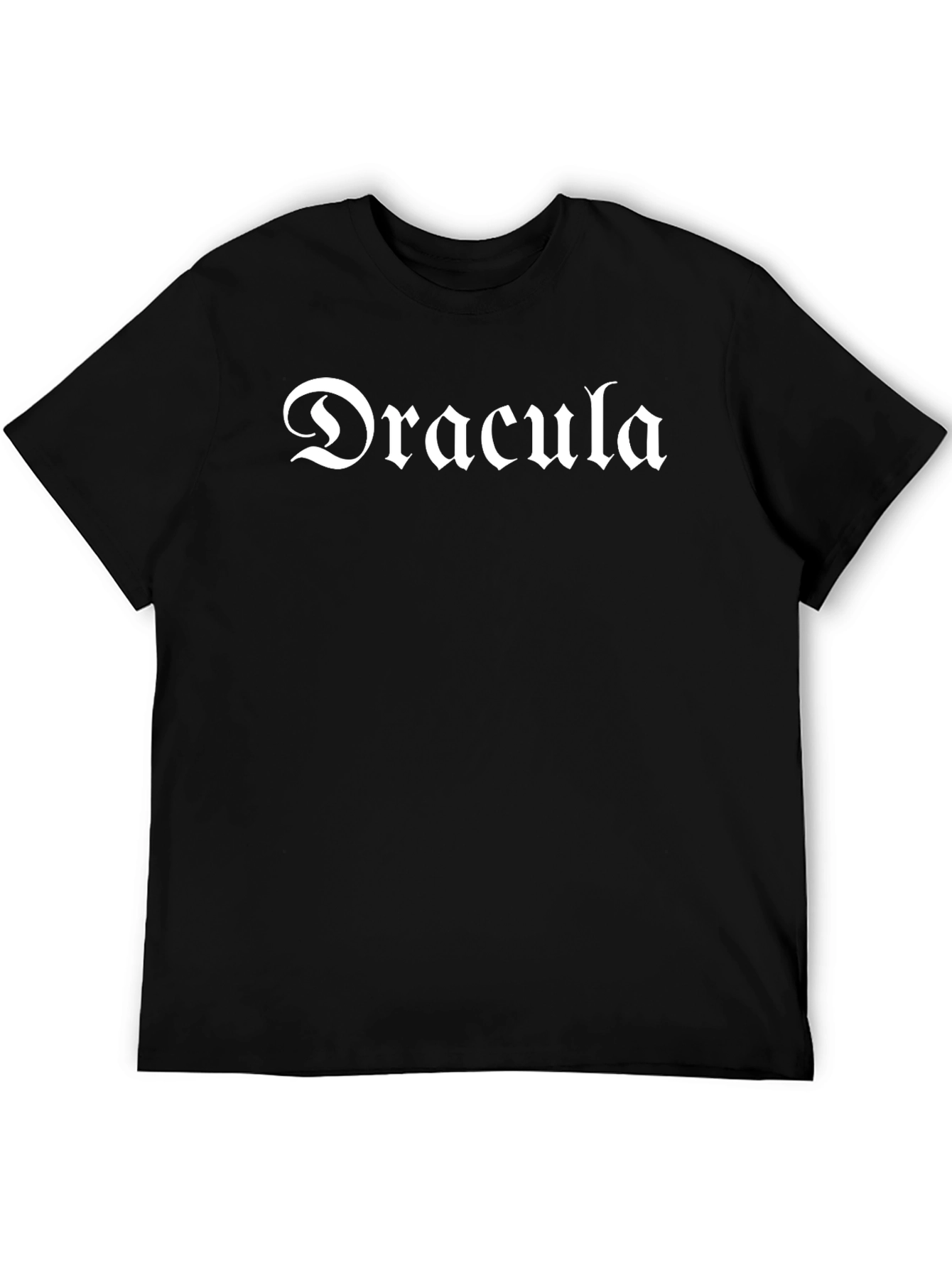 Dracula T-Shirt - Gothic Font Tee