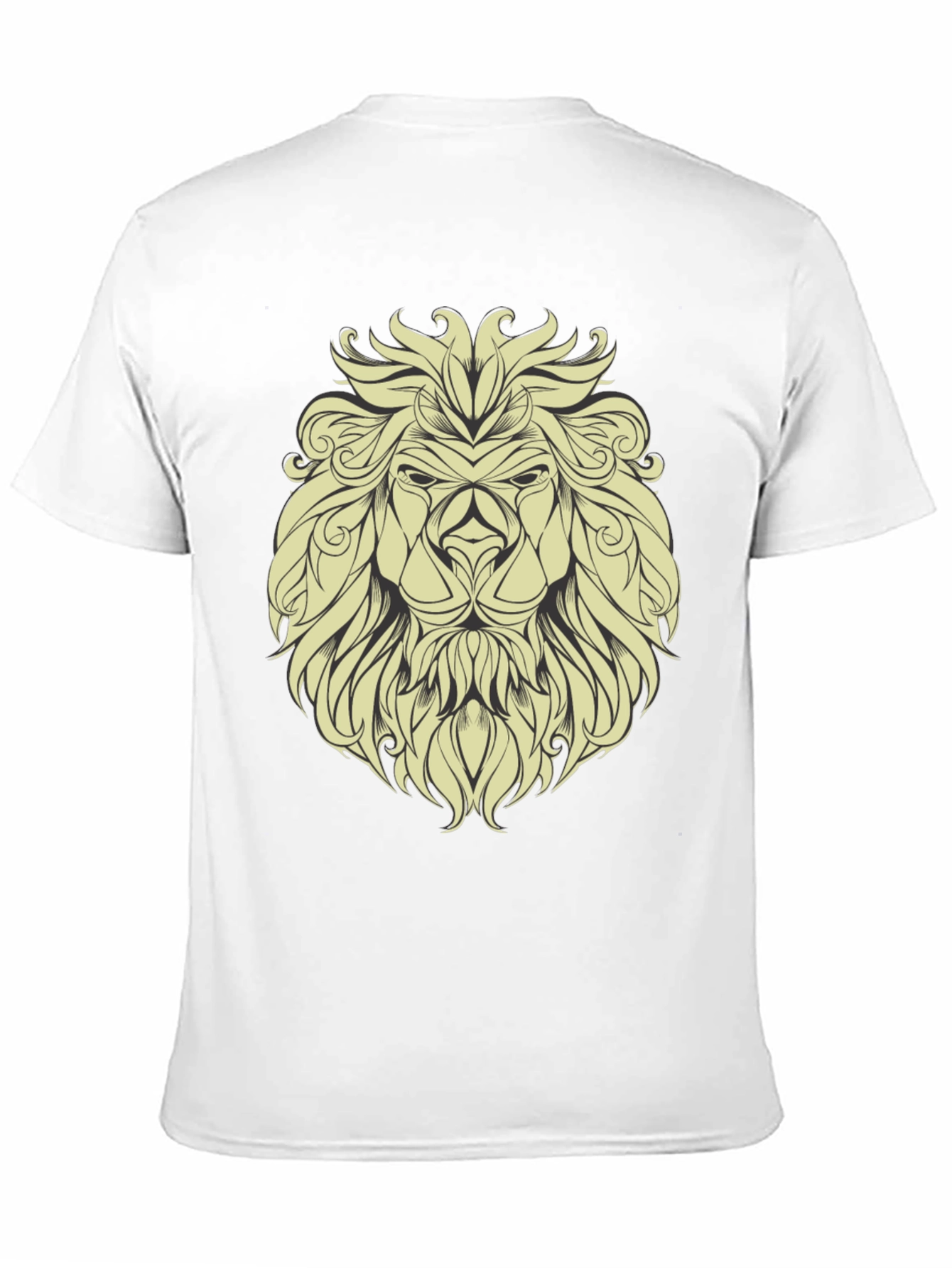 Lion Graphic Print Mens T-Shirt - Bold & Stylish