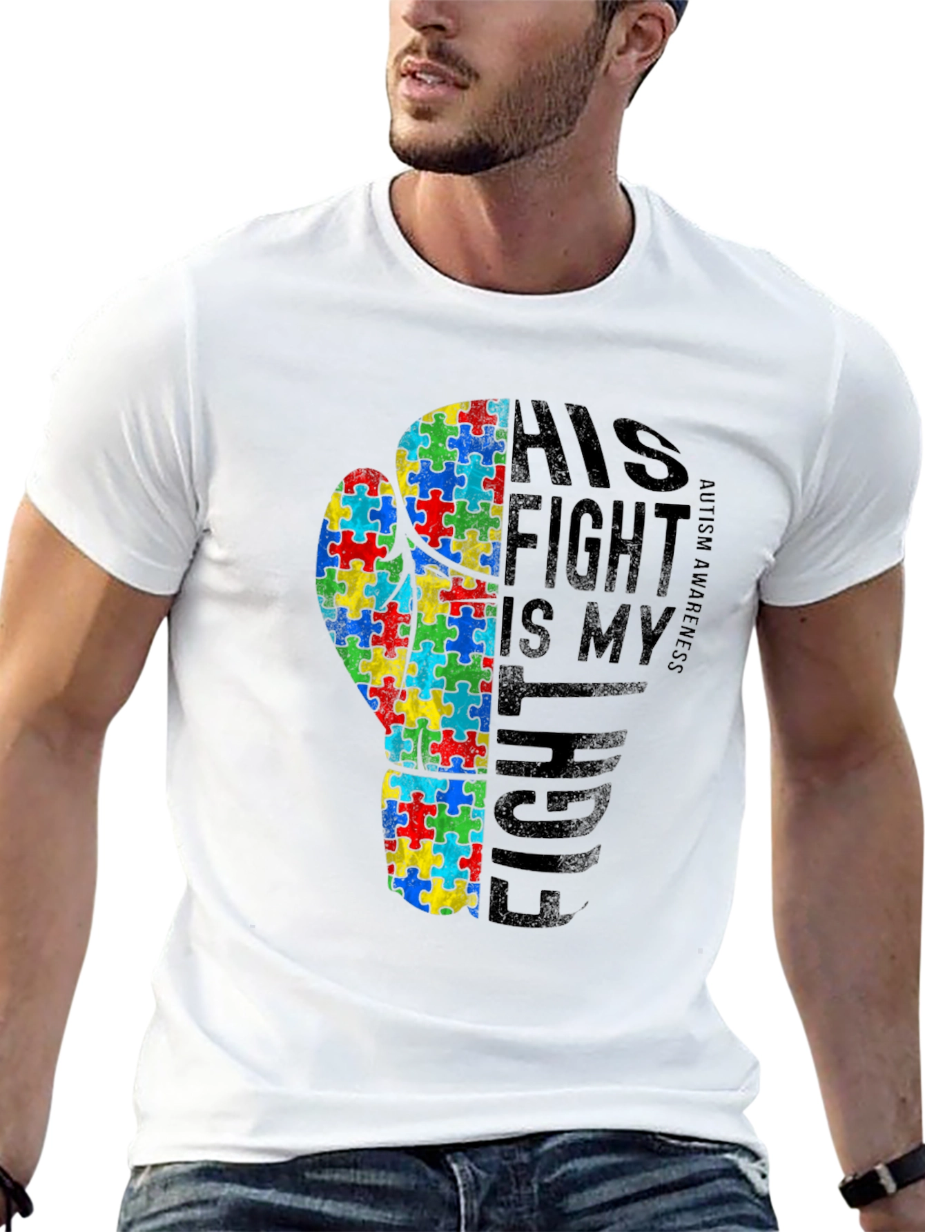 Autism Awareness Fight T-Shirt