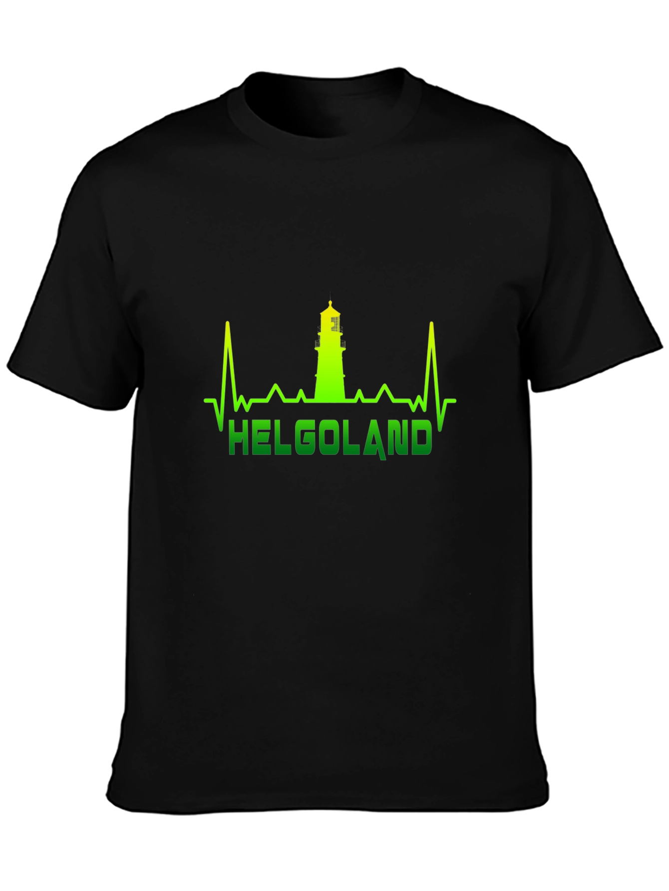 Helgoland Lighthouse Heartbeat T-Shirt