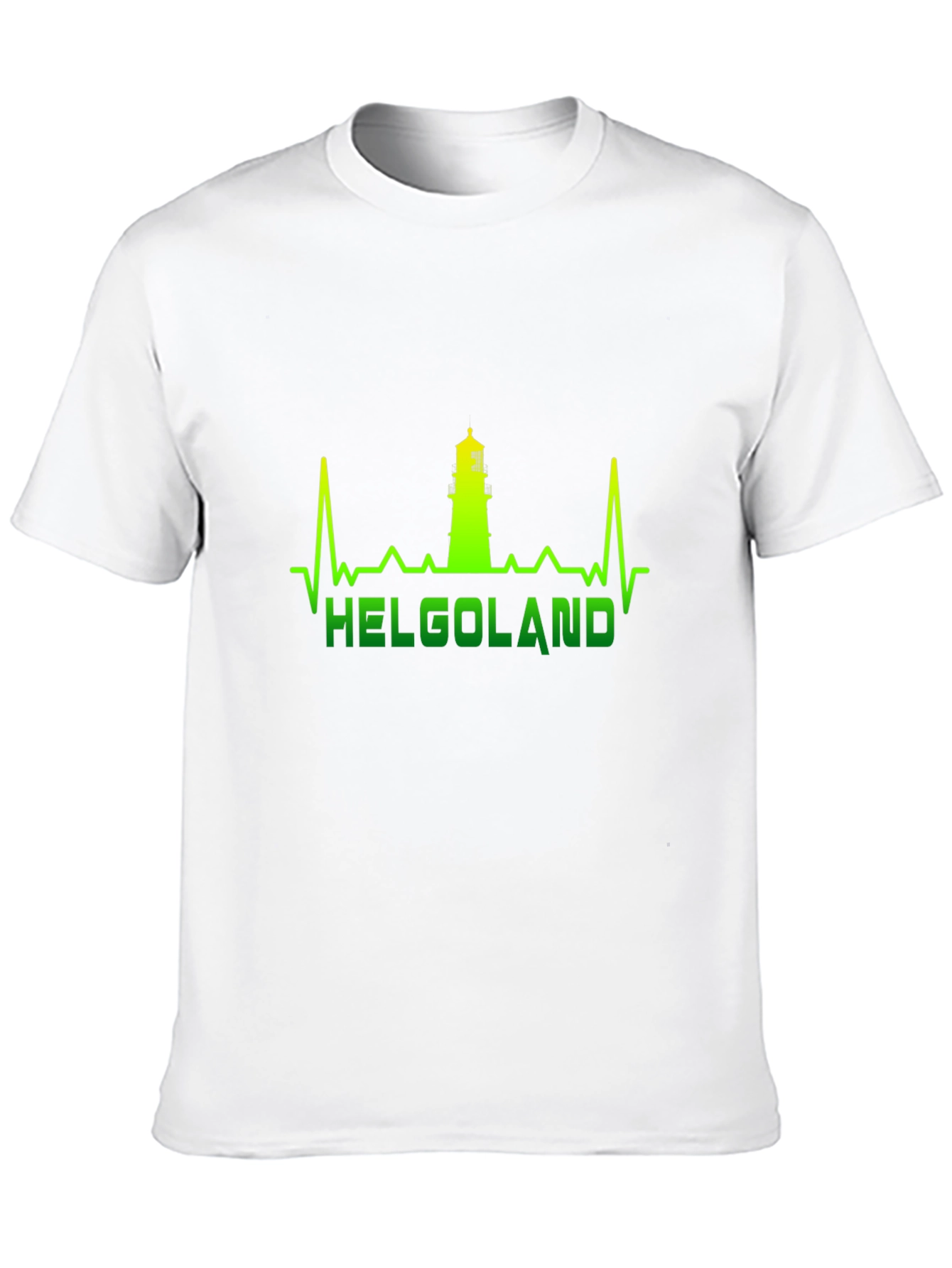 Helgoland Lighthouse Heartbeat T-Shirt
