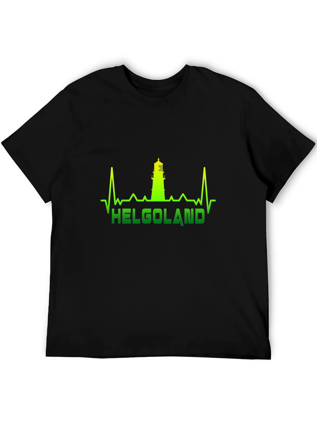 Helgoland Lighthouse Heartbeat T-Shirt