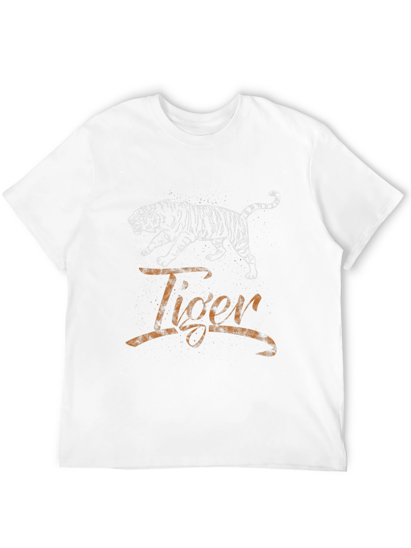 Tiger Graphic T-Shirt - Mens Black Tee