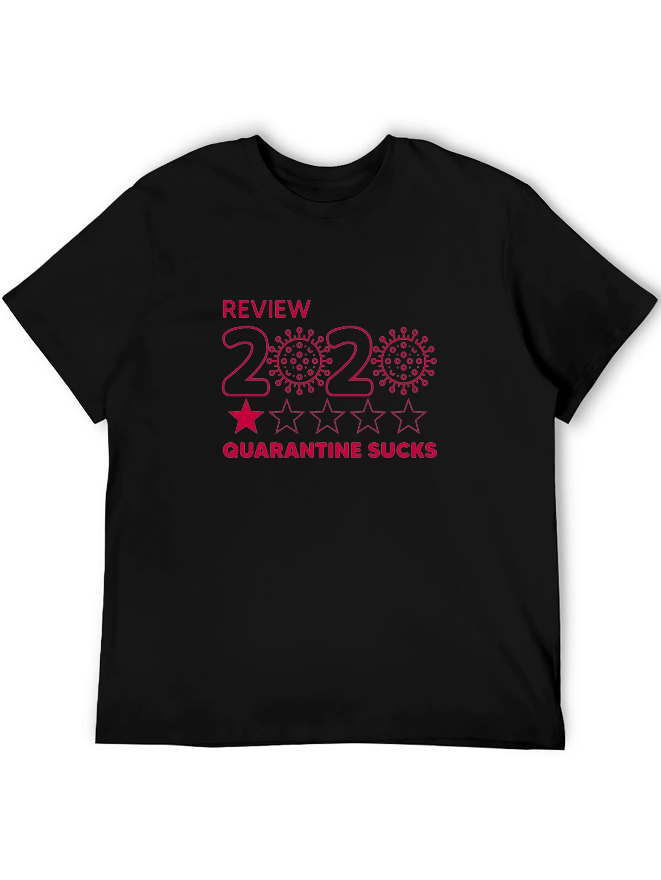 2020 Review Quarantine Sucks Graphic T-Shirt