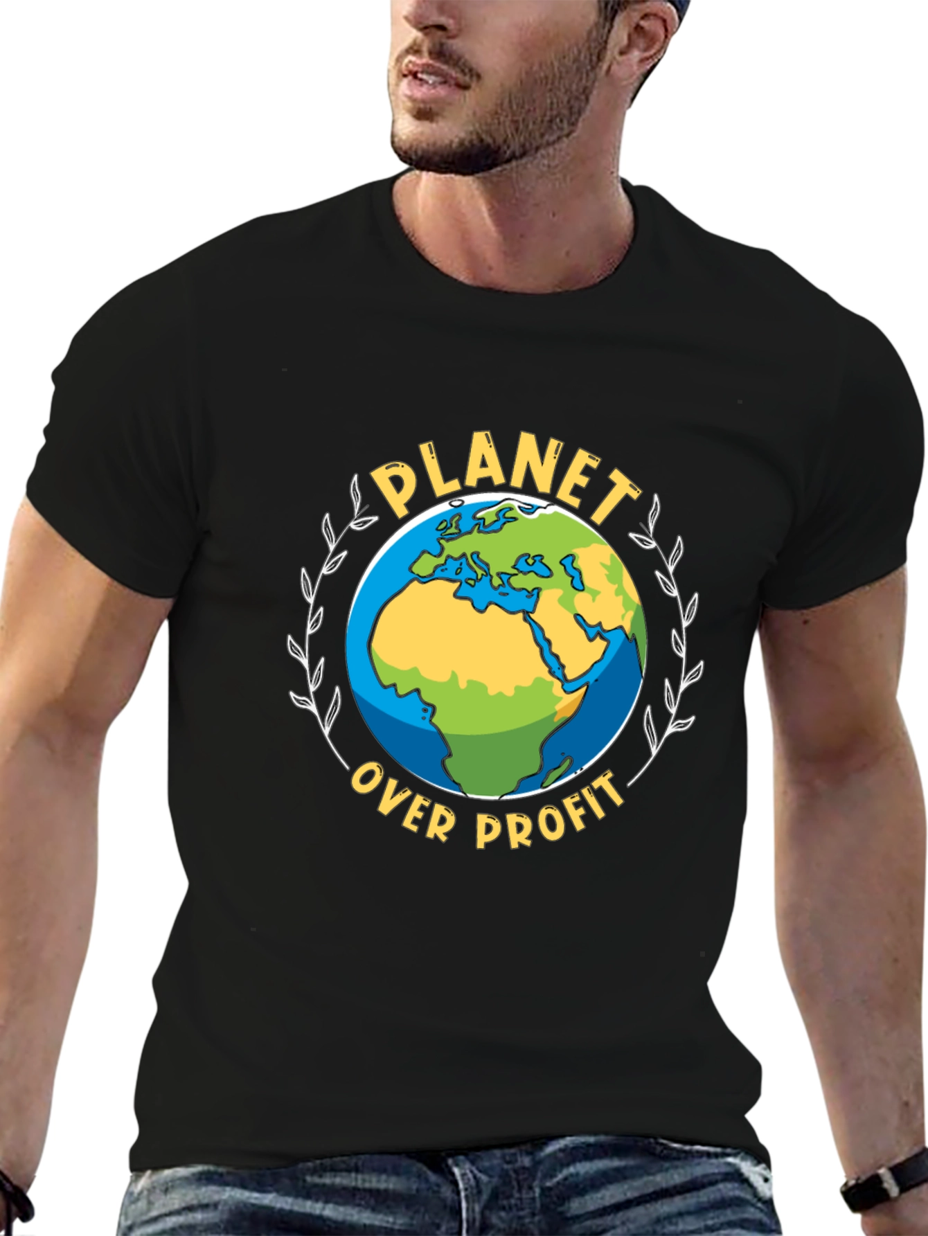 Planet Over Profit Graphic T-Shirt