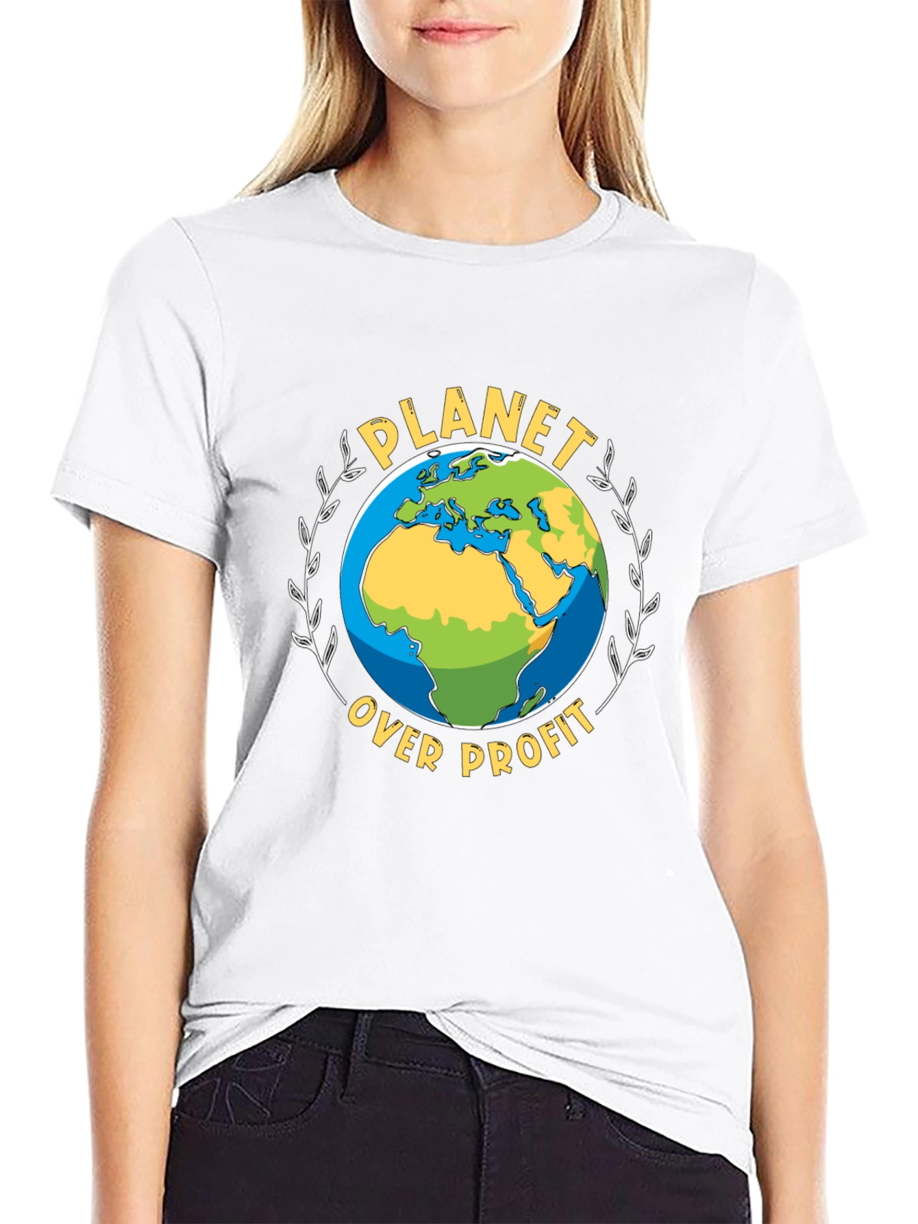 Planet Over Profit Graphic T-Shirt
