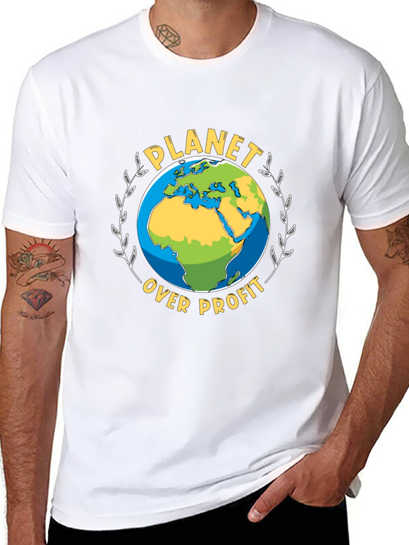 Planet Over Profit Graphic T-Shirt