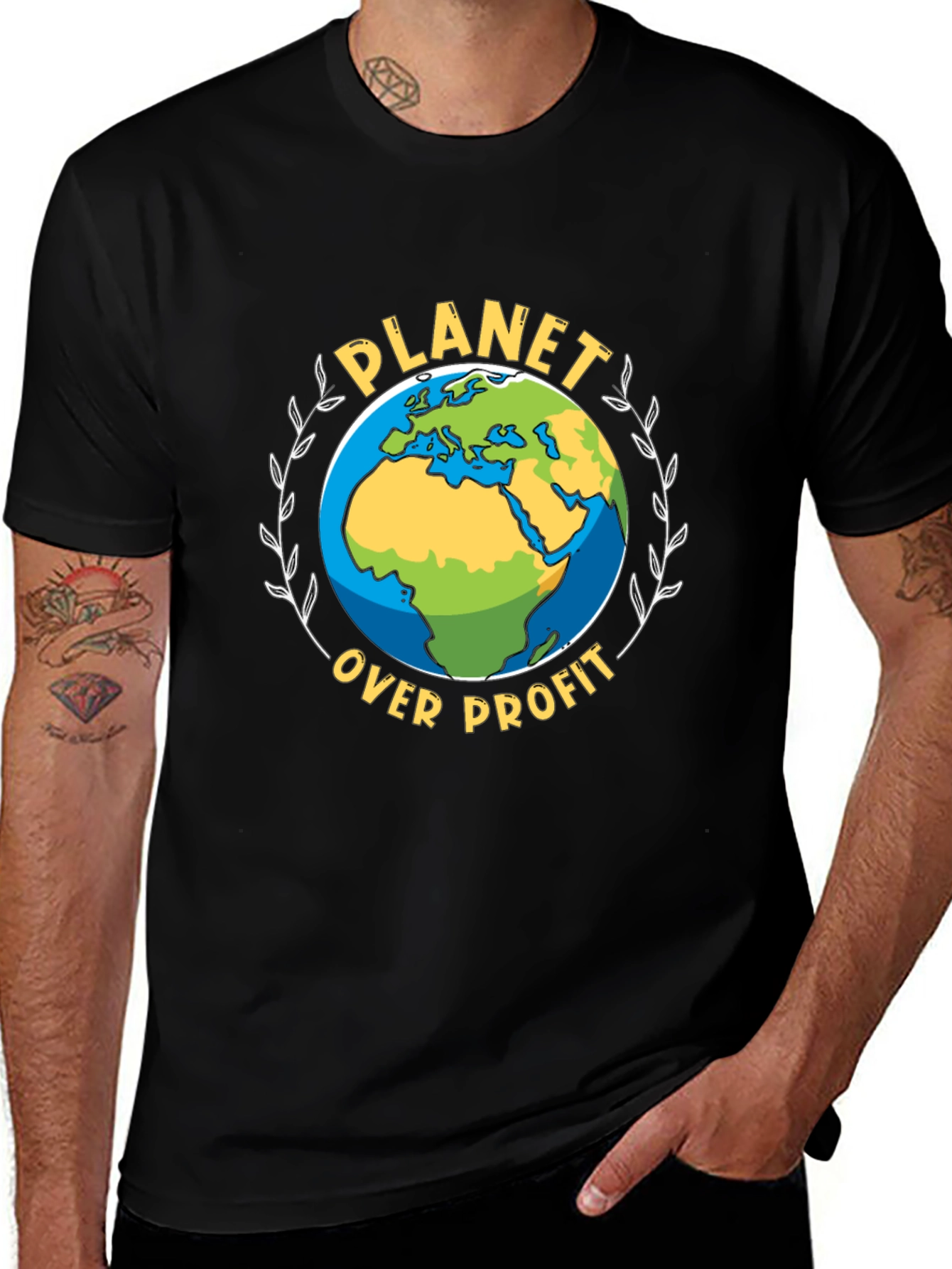 Planet Over Profit Graphic T-Shirt