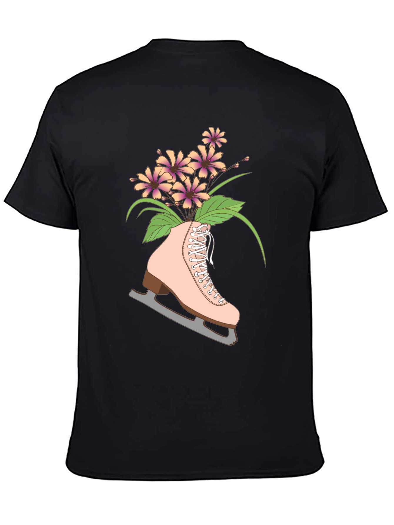 Floral Ice Skate Graphic Tee