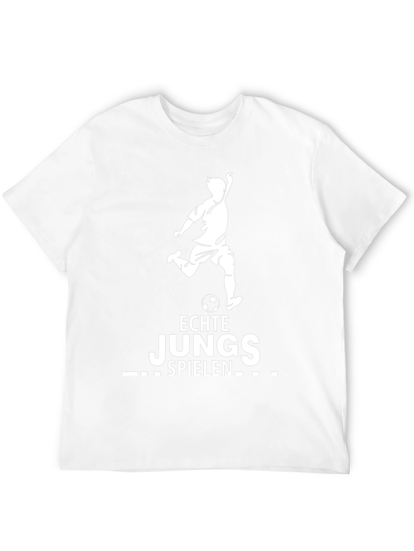 Echte Jungs Spielen T-Shirt Soccer Player Tee