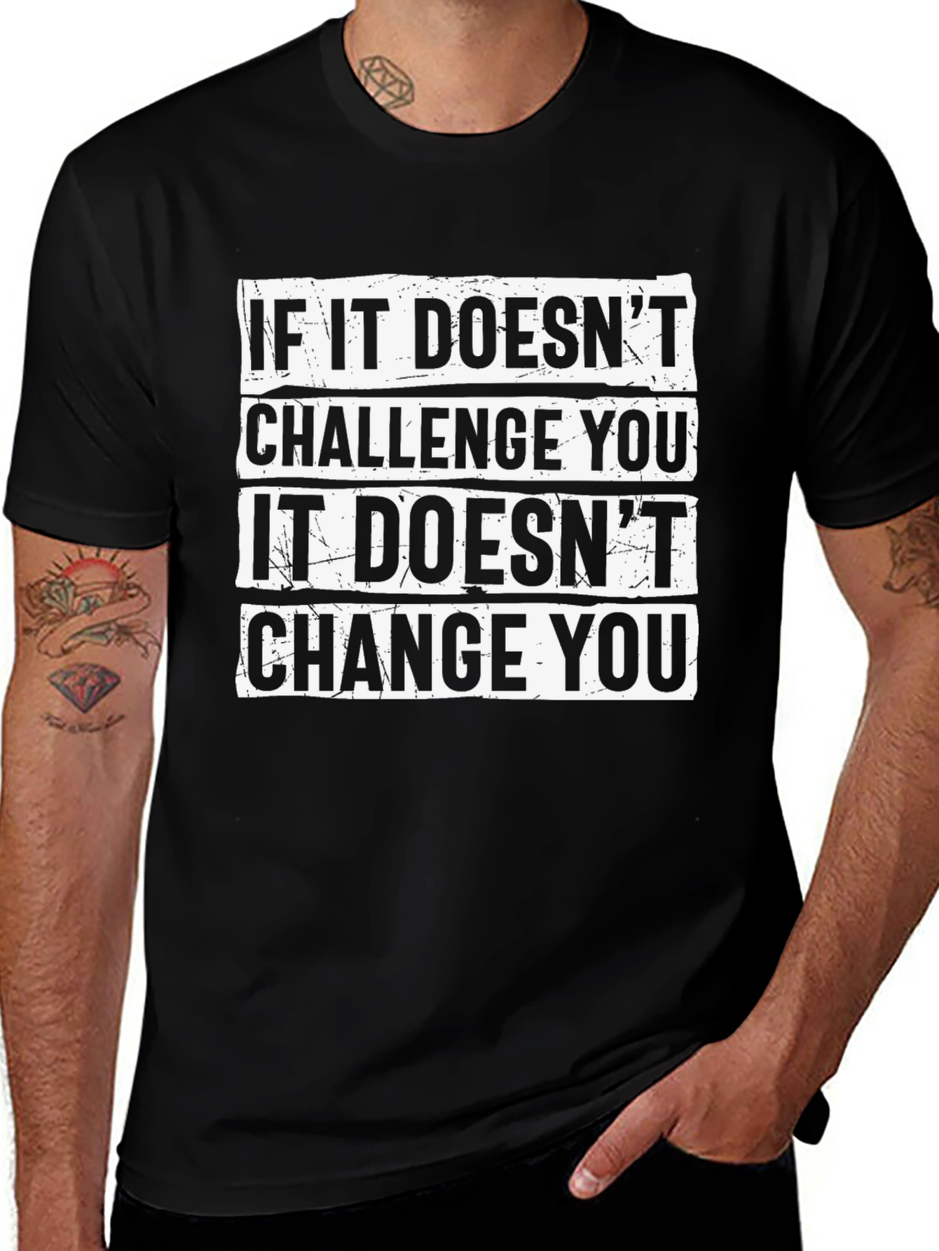 Motivational T-Shirt: Challenge & Change