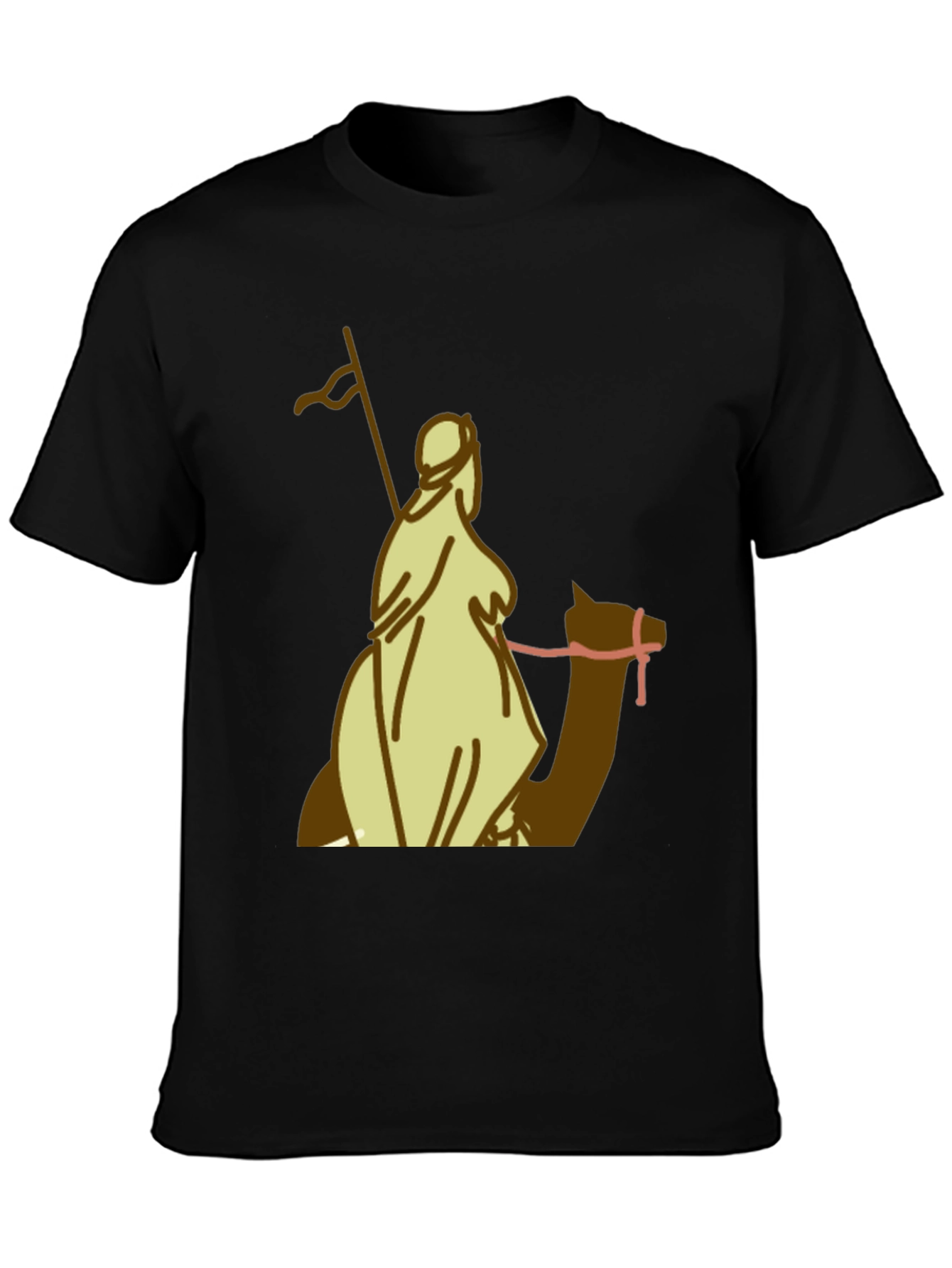 Camel Rider Graphic Tee - Black