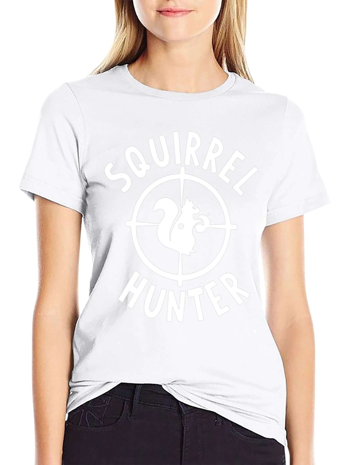 Squirrel Hunter Graphic Tee - Funny Hunting Shirt