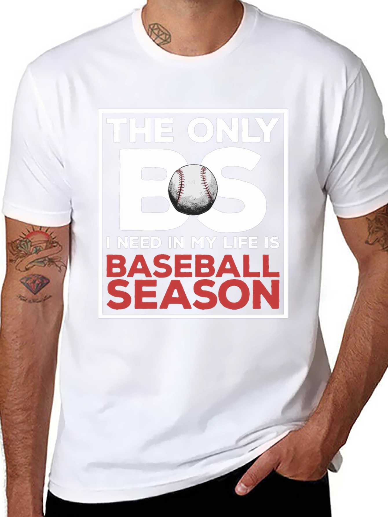 Baseball Season T-Shirt: The Only BS I Need!