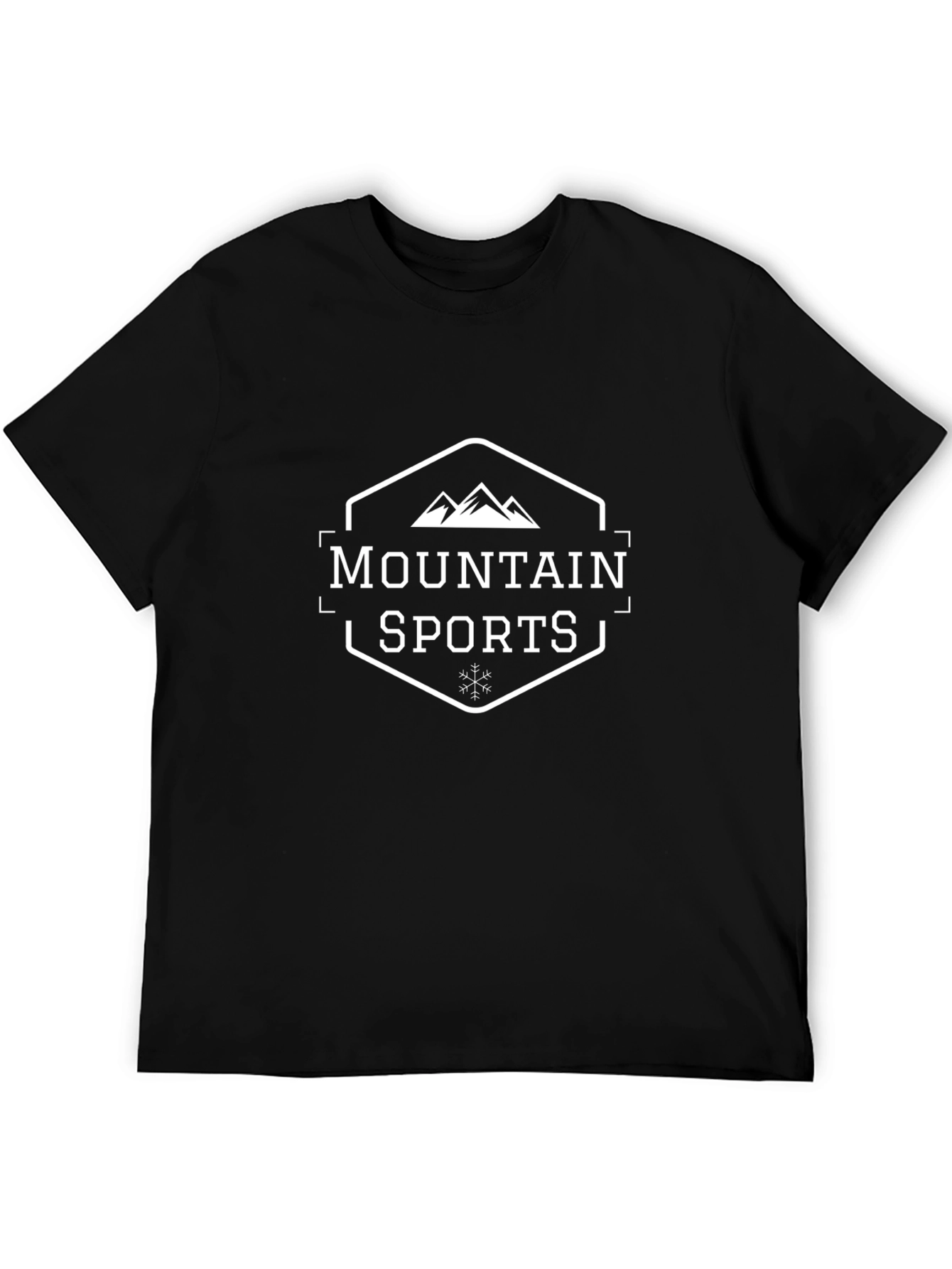Mountain Sports Graphic Tee - Black