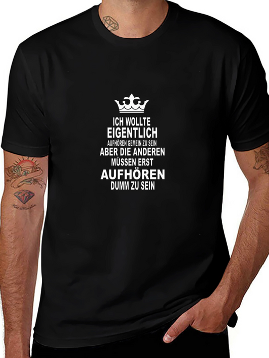 Humorous German Slogan Graphic Tee