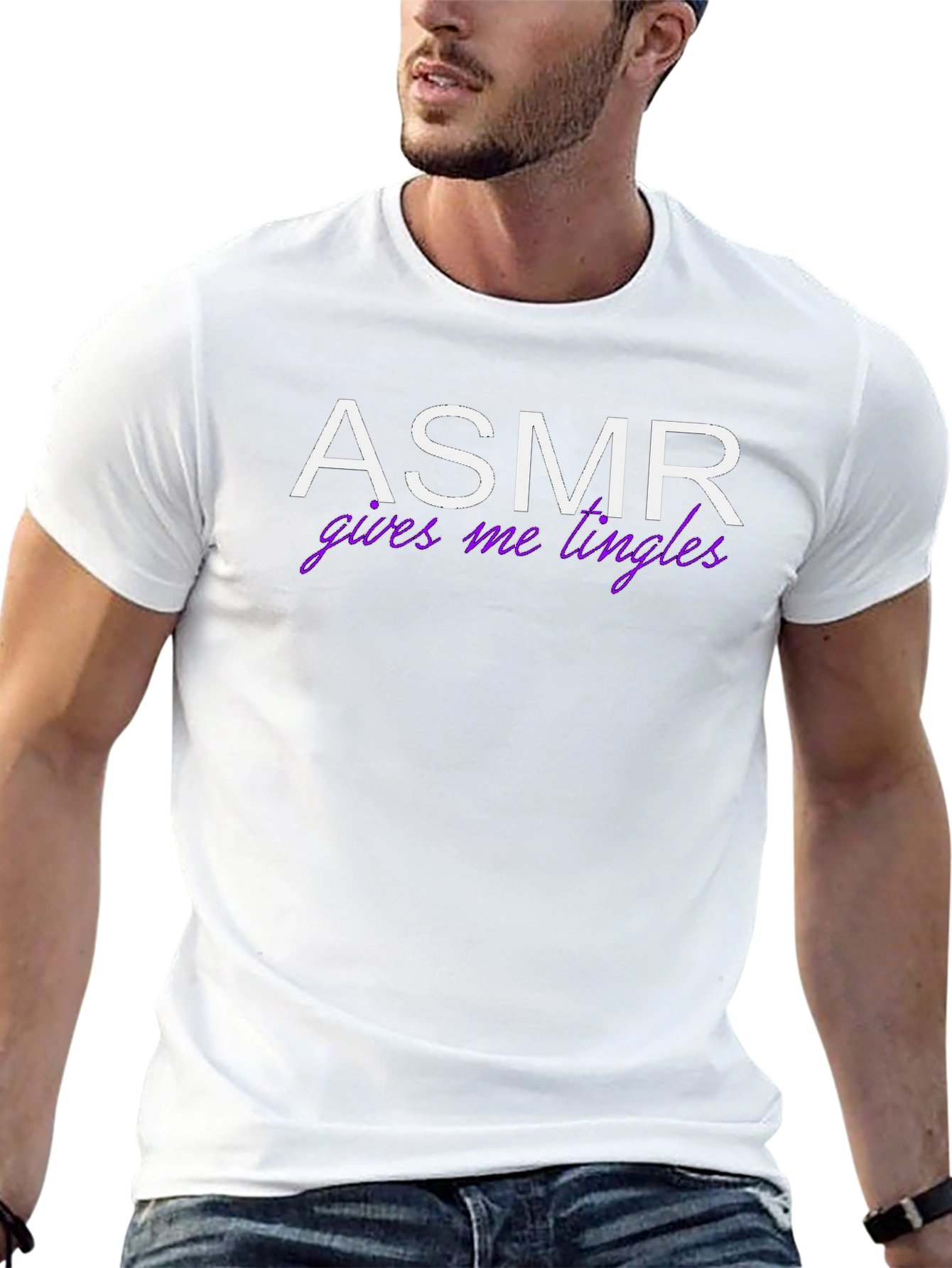 ASMR Gives Me Tingles Funny Graphic Tee