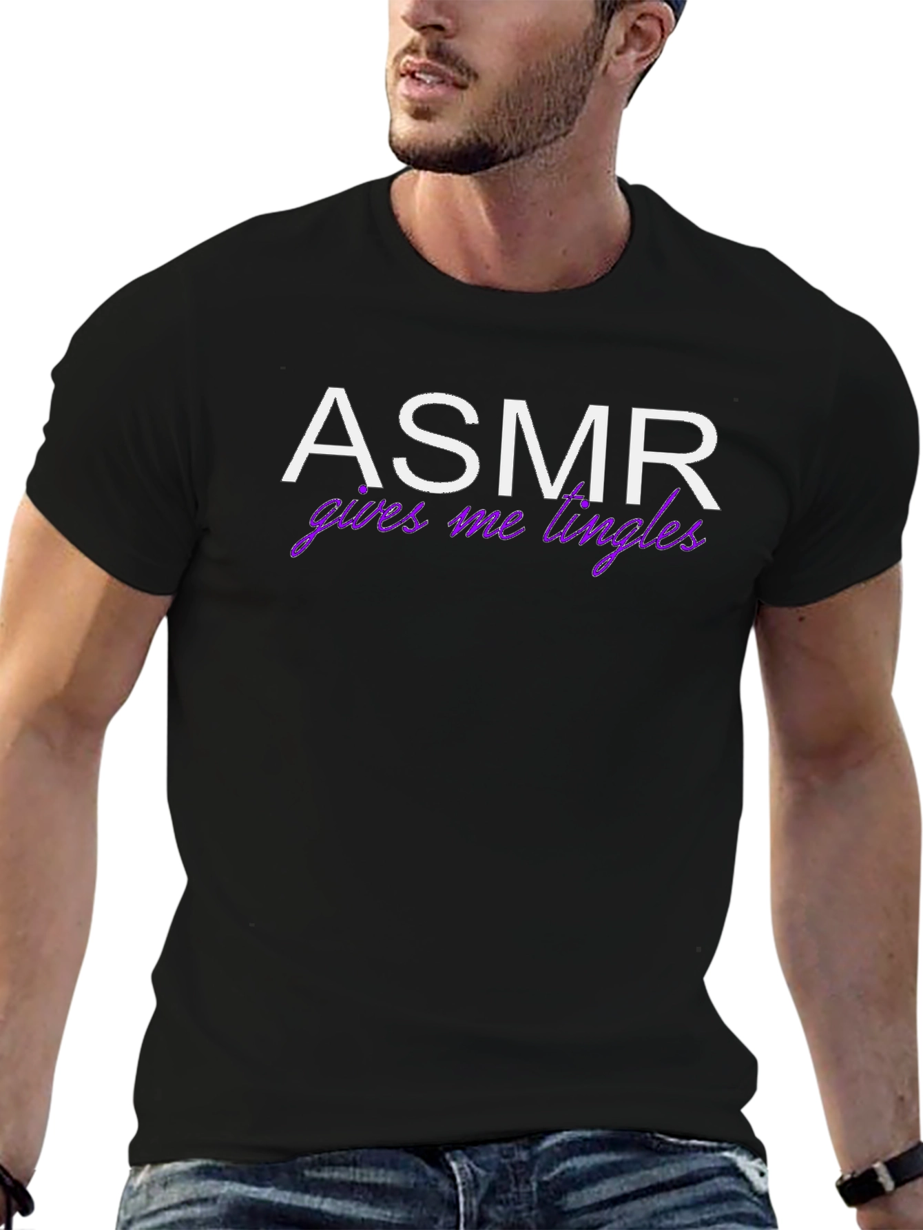 ASMR Gives Me Tingles Funny Graphic Tee