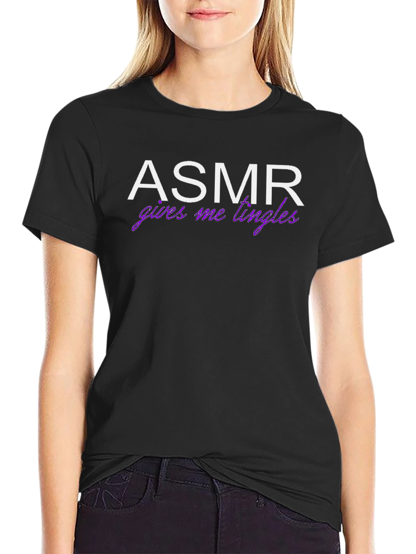 ASMR Gives Me Tingles Funny Graphic Tee