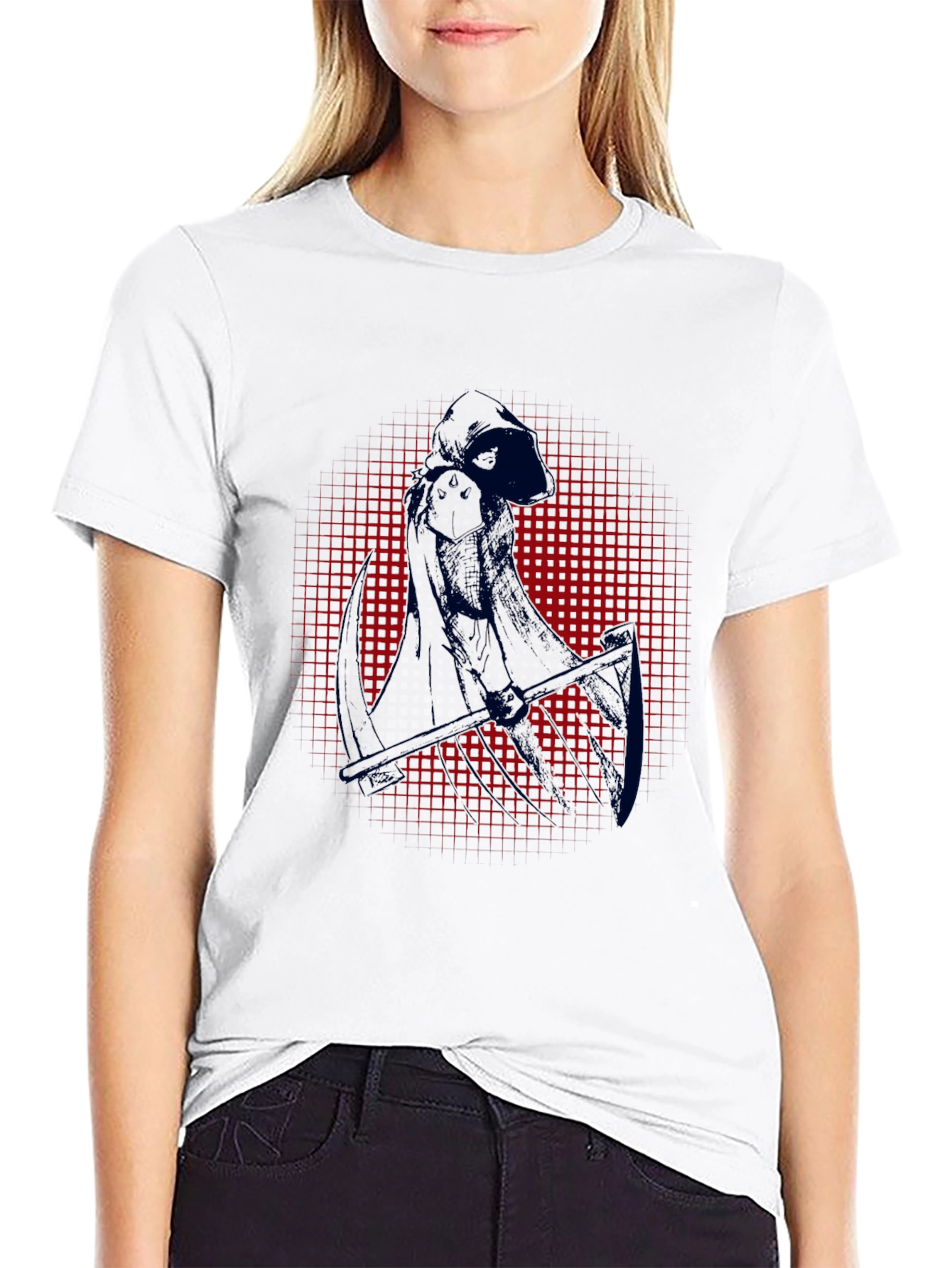 Grim Reaper Graphic Tee - Dark Humor T-Shirt