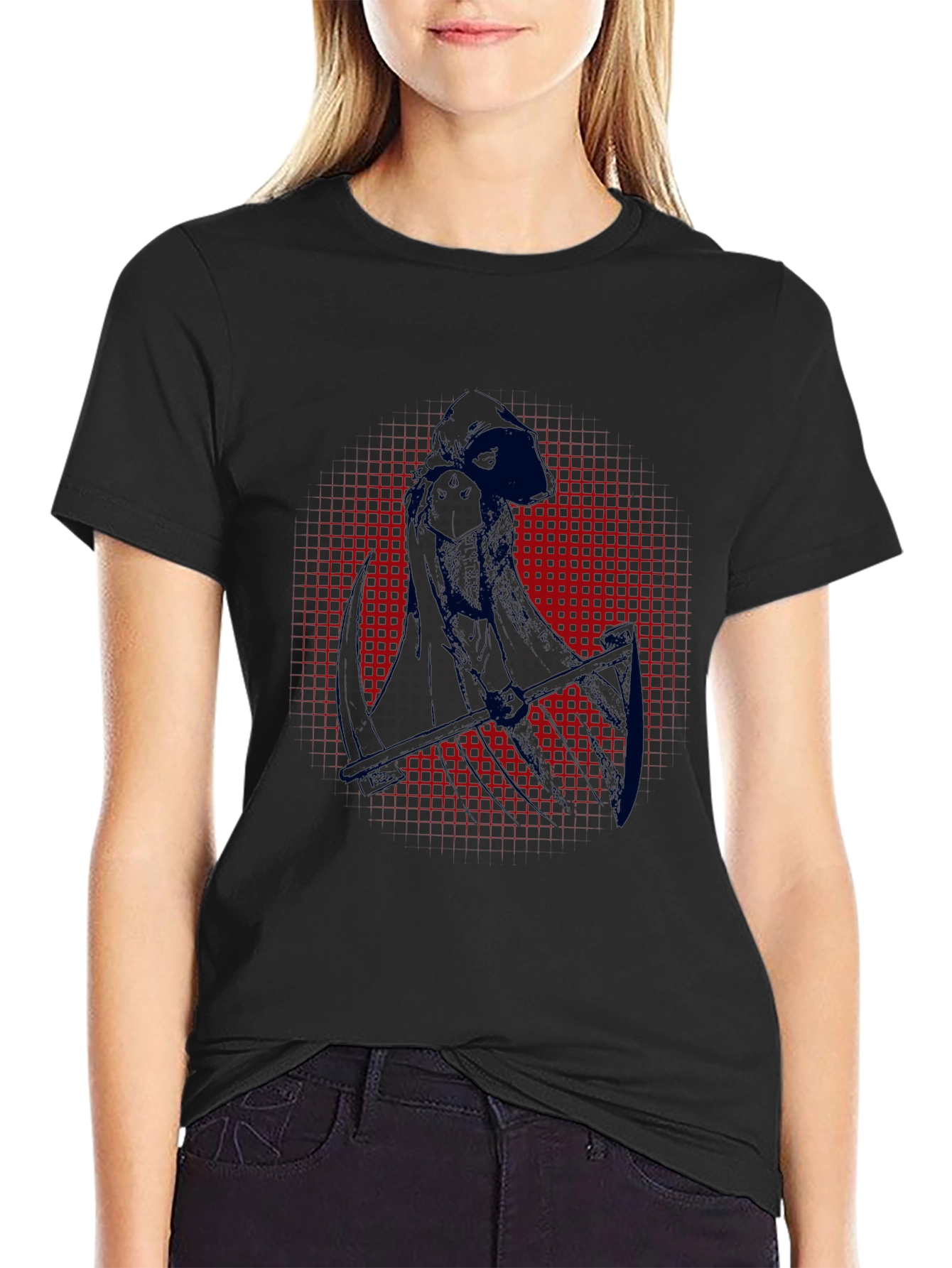 Grim Reaper Graphic Tee - Dark Humor T-Shirt