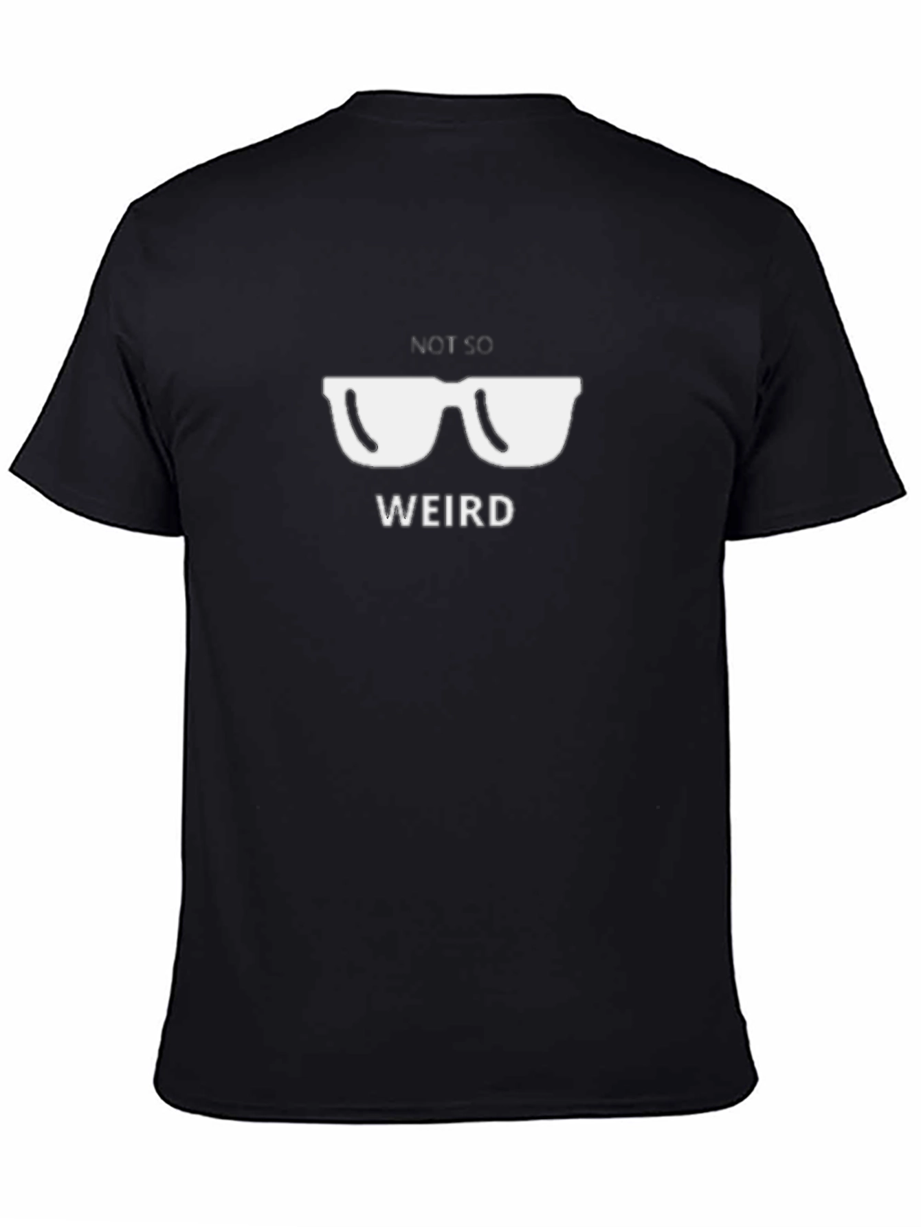 Not So Weird Graphic Tee - Black Unisex