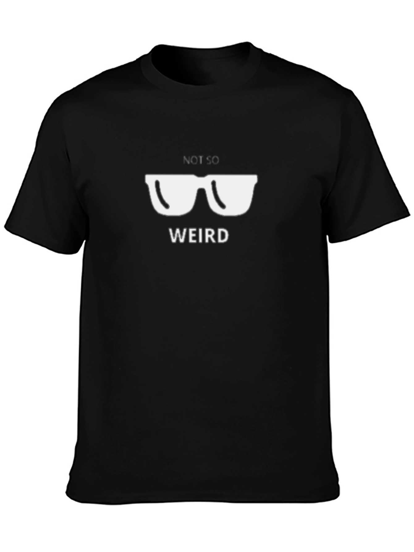 Not So Weird Graphic Tee - Black Unisex