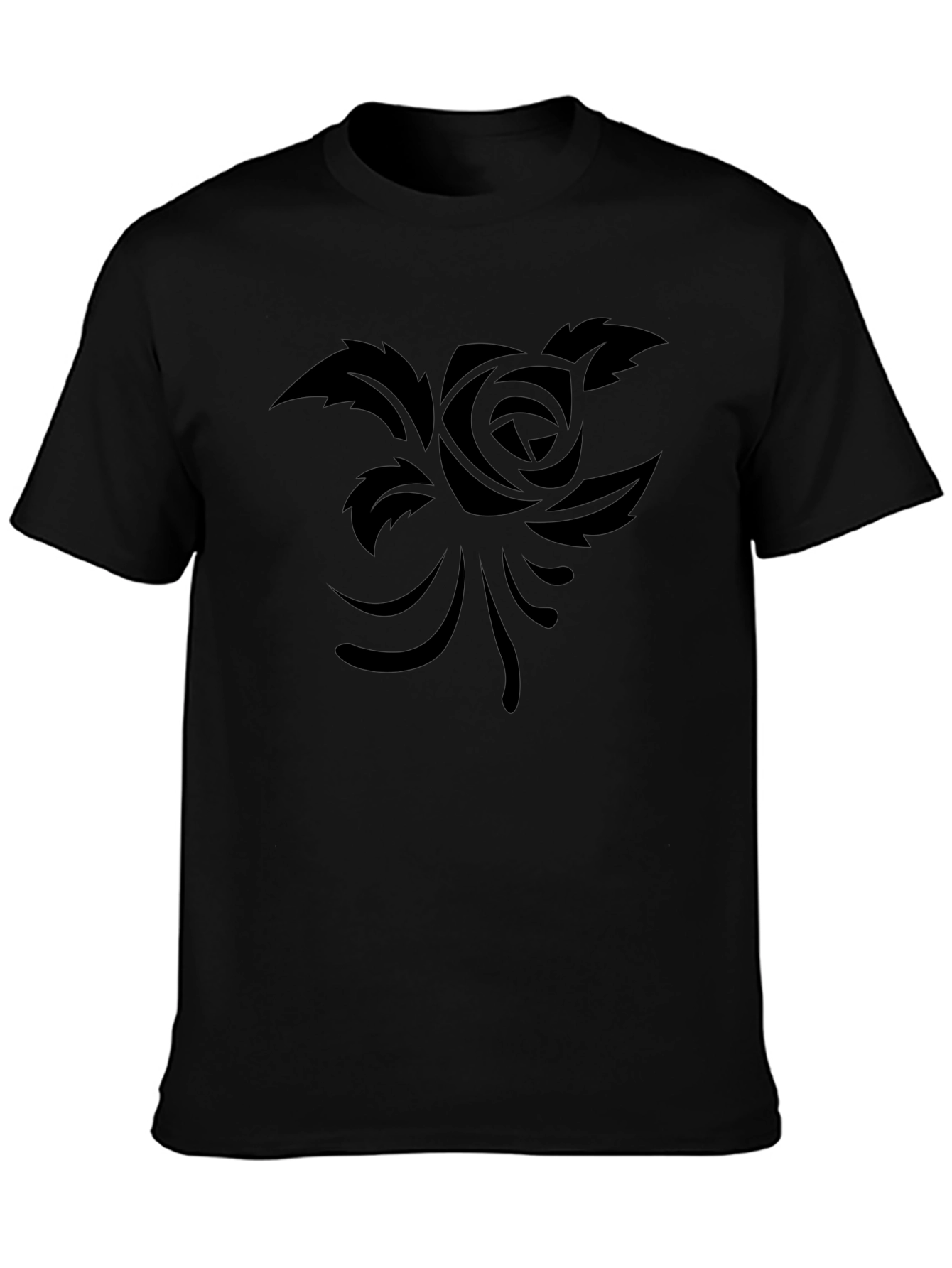 Black Rose Graphic Tee - Stylish & Comfortable