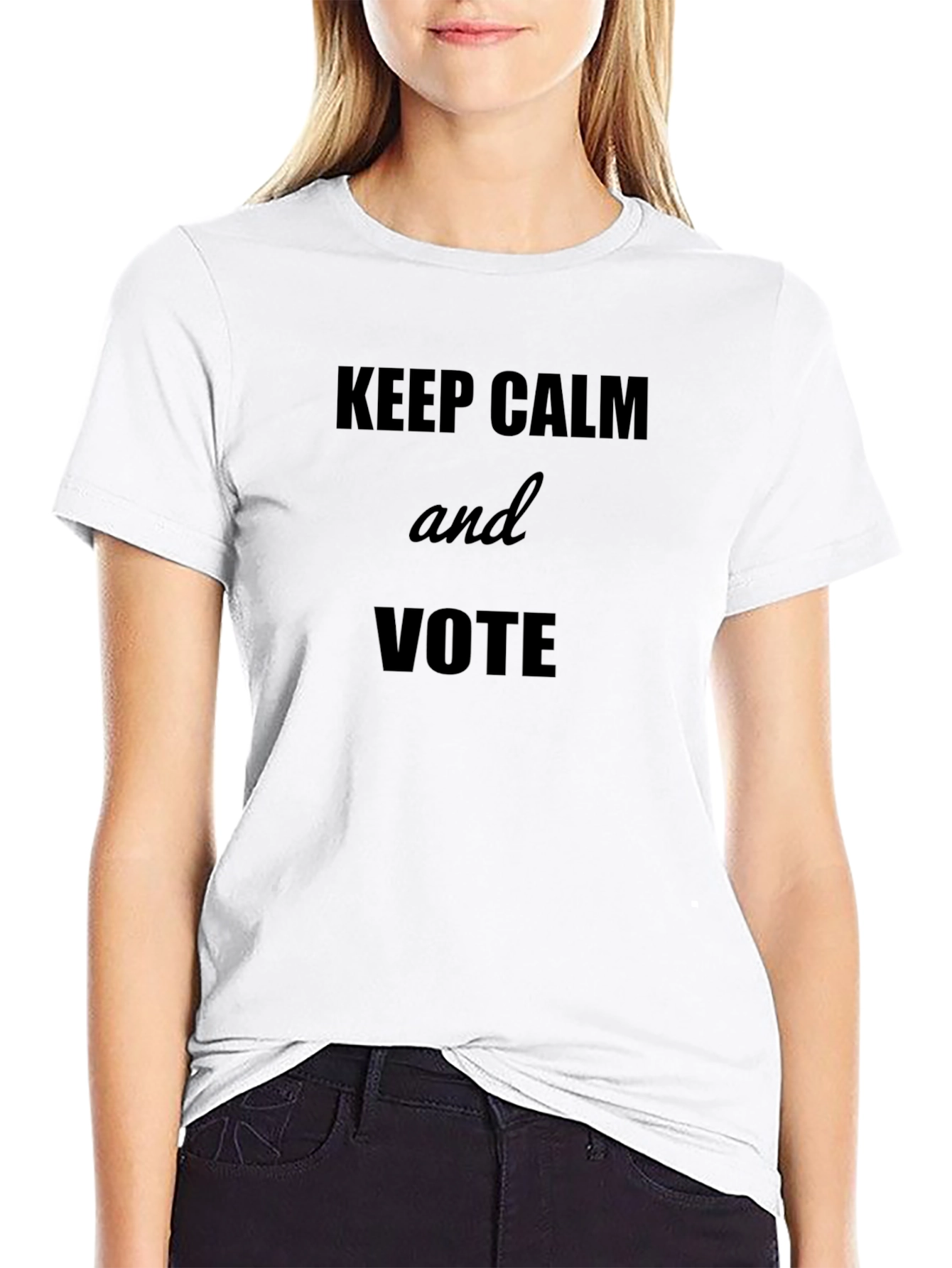 Keep Calm and Vote T-Shirt - Political Statement Tee