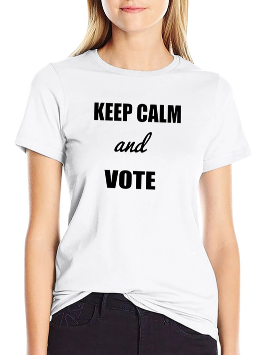 Keep Calm and Vote T-Shirt - Political Statement Tee