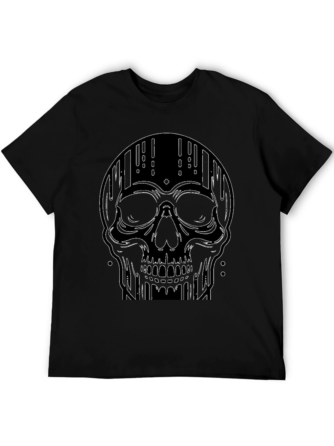 Skull Graphic Black T-Shirt
