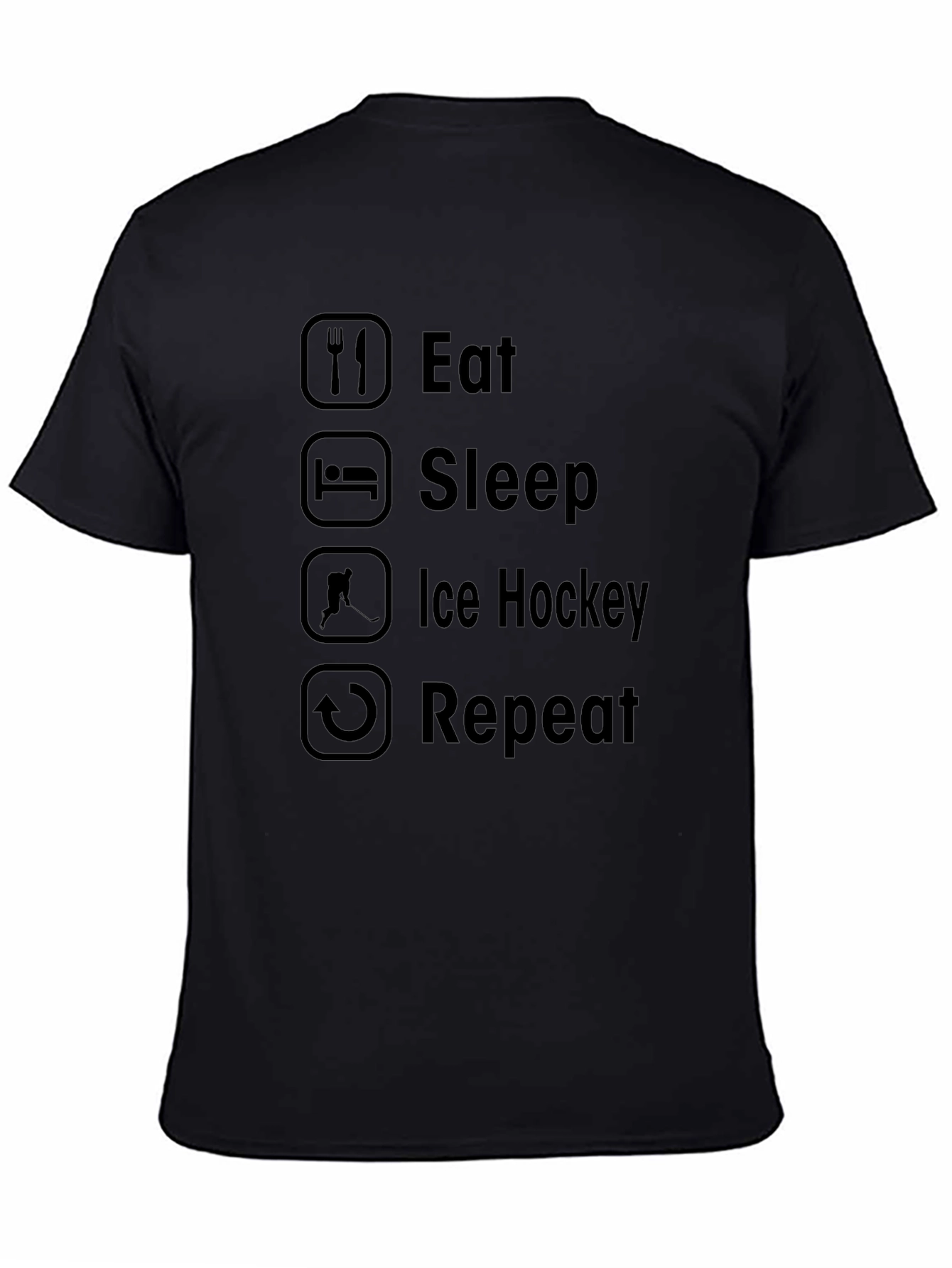 Eat Sleep Ice Hockey Repeat T-Shirt