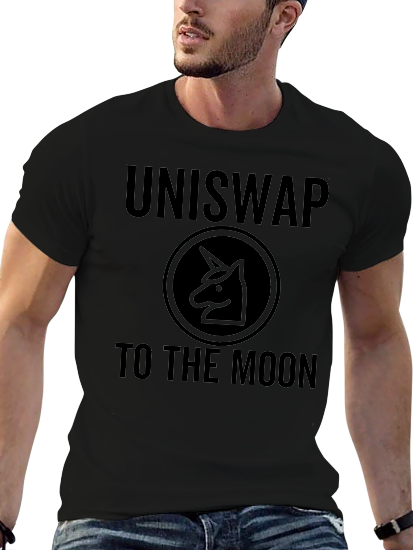 Uniswap Crypto T-Shirt - To The Moon!