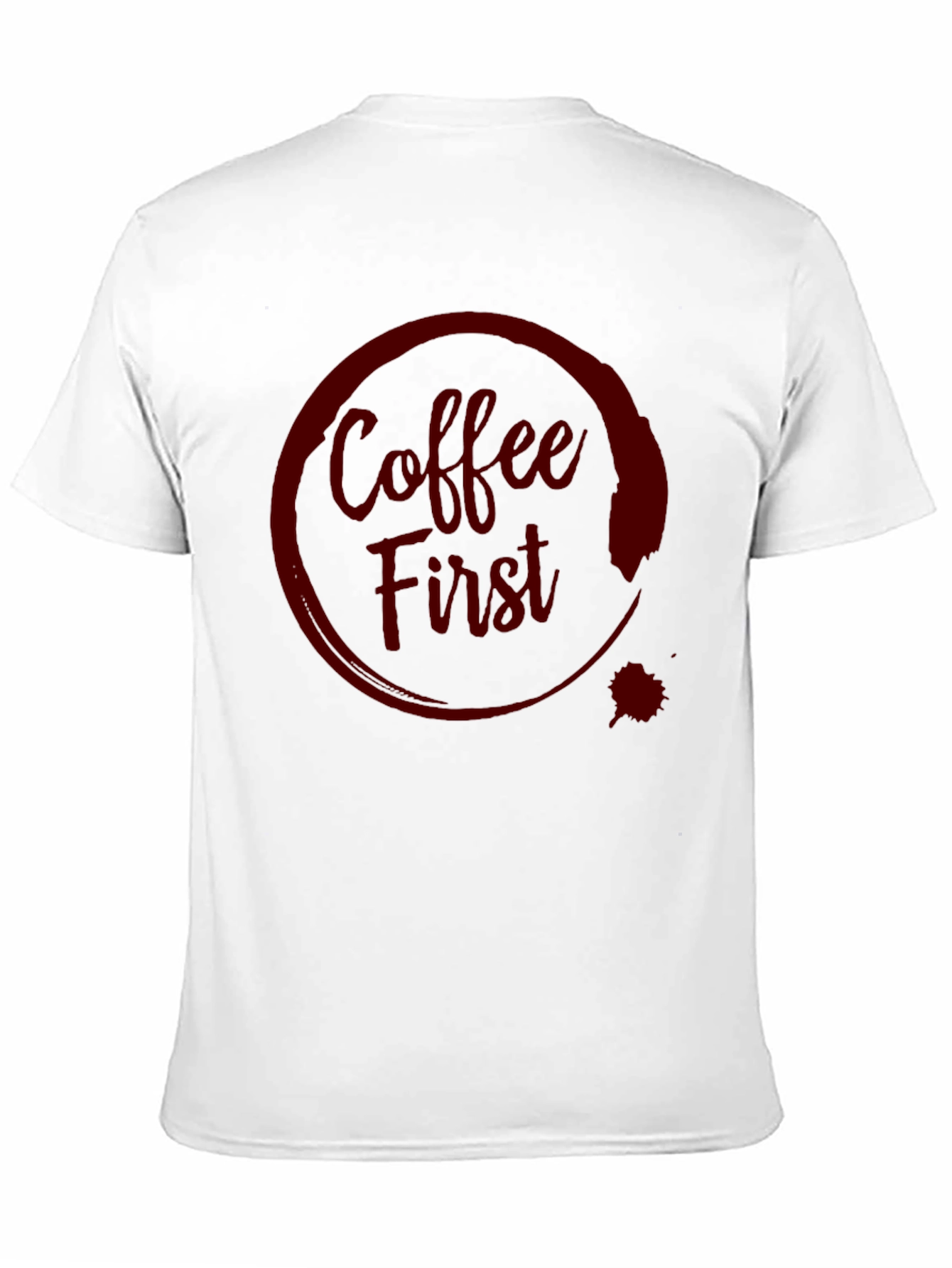 Coffee First T-Shirt - Dark Graphic Tee