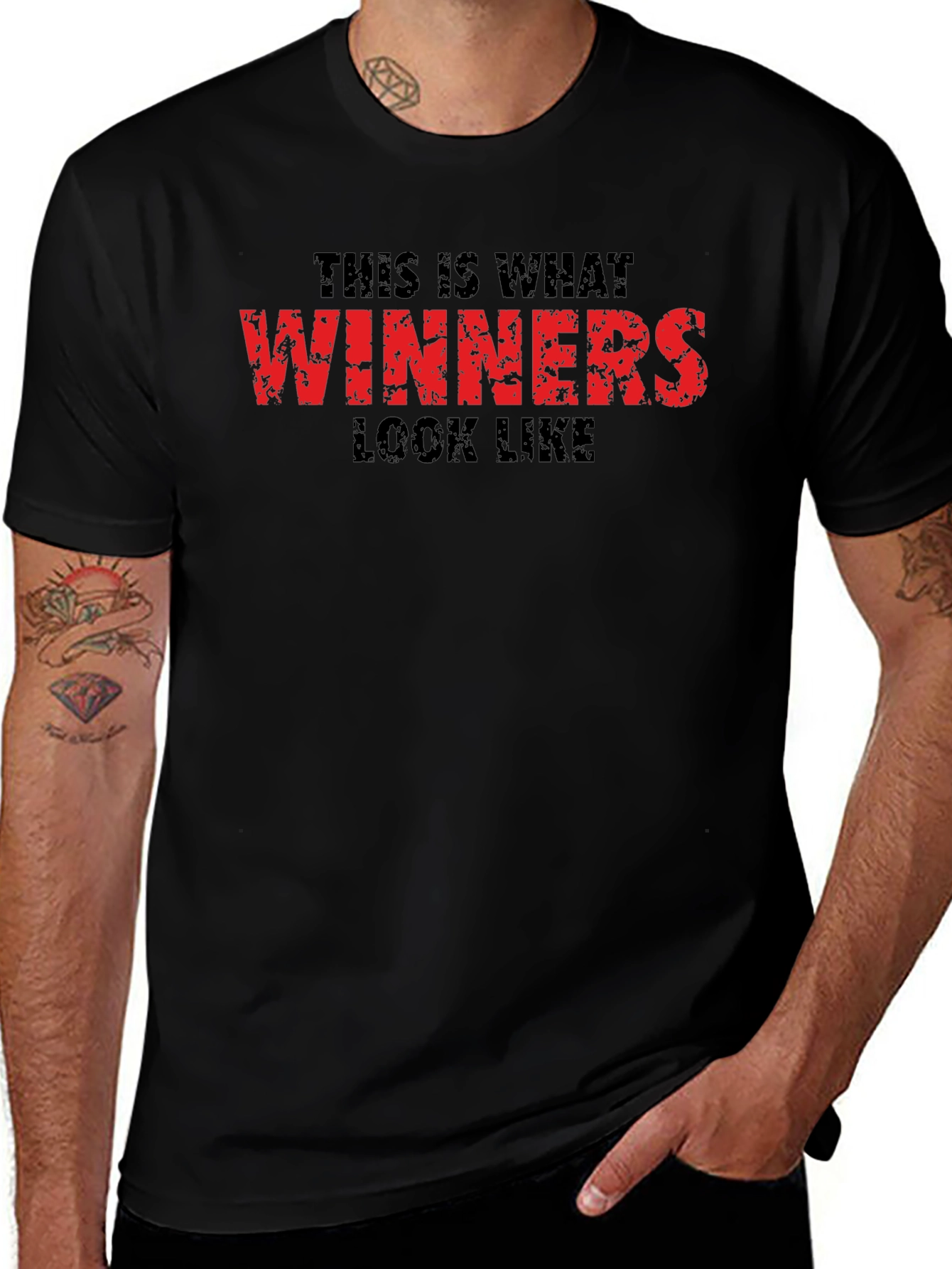 Winners Look Like This - Black T-Shirt